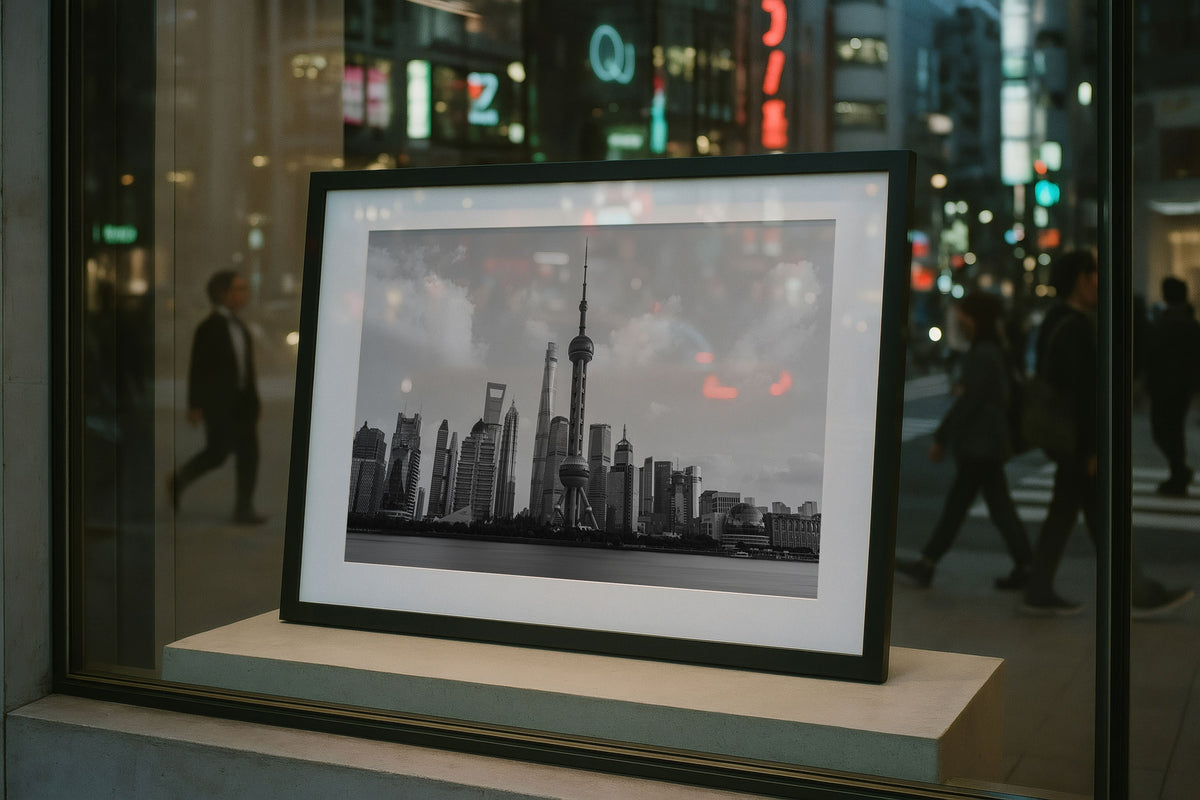 How to choose a framed print size for your wall - Peter Yan Studio