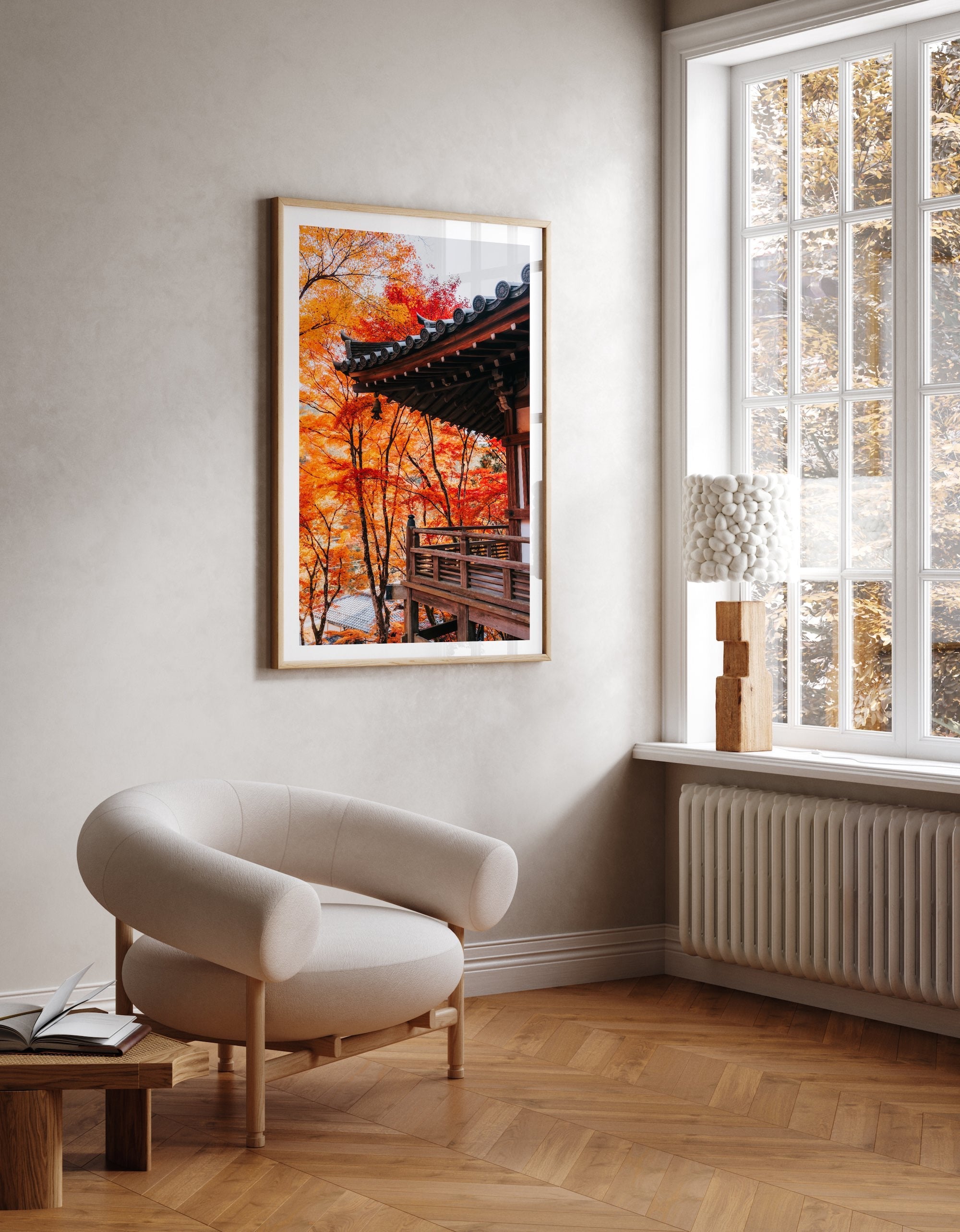 Autumn Glory at a Kyoto Temple II - Peter Yan Studio Framed Photo Print Wall Art