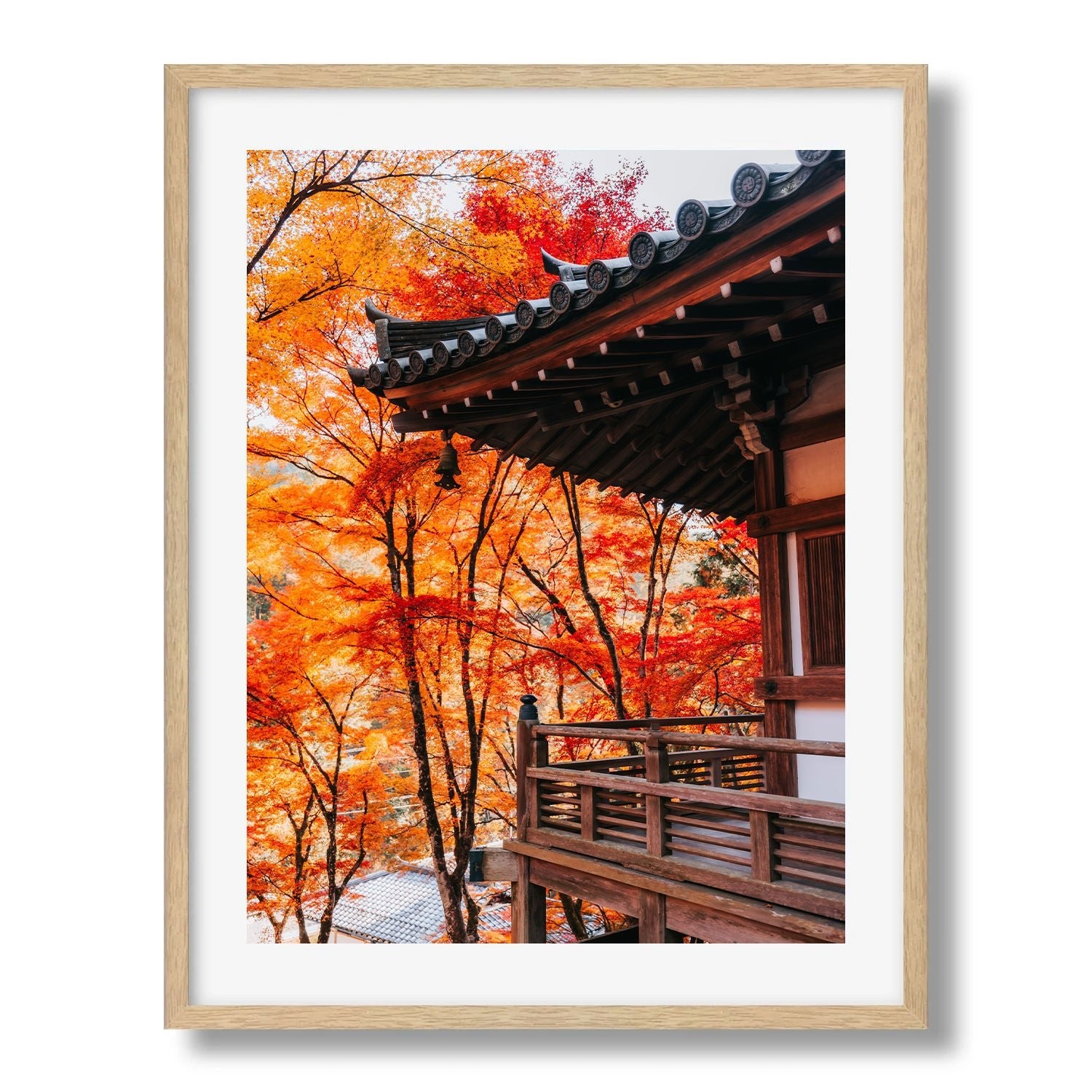 Autumn Glory at a Kyoto Temple II - Peter Yan Studio Framed Photo Print Wall Art