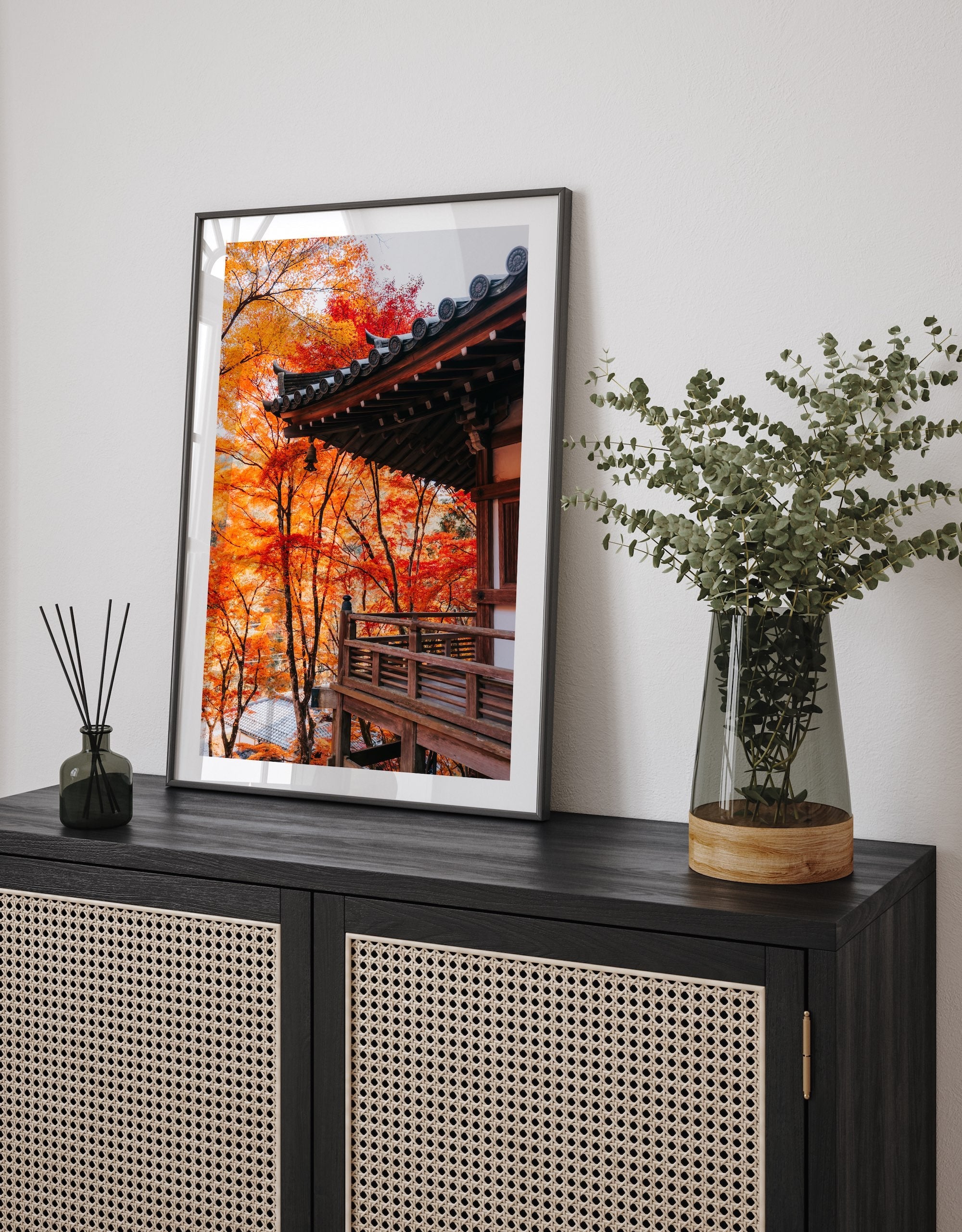 Autumn Glory at a Kyoto Temple II - Peter Yan Studio Framed Photo Print Wall Art
