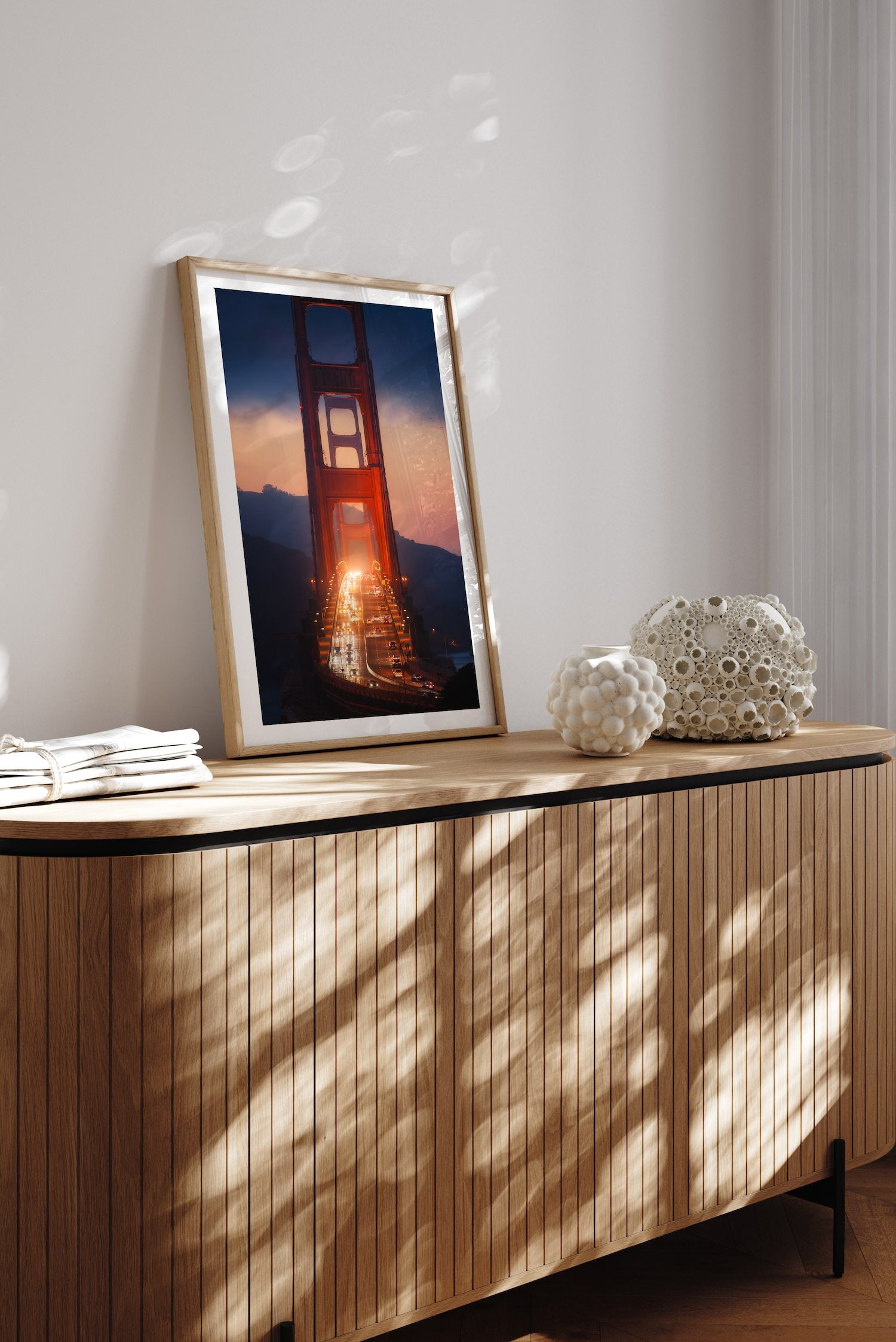 Golden Gate Twilight II - Peter Yan Studio Framed Photo Print Wall Art