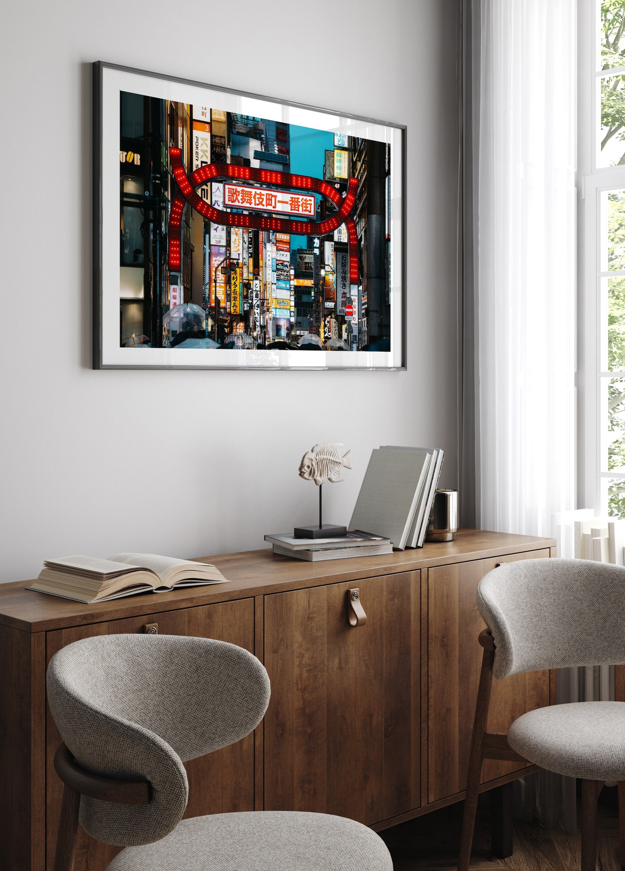 Kabukicho Shinjuku Tokyo Night II - Peter Yan Studio Framed Photo Print Wall Art