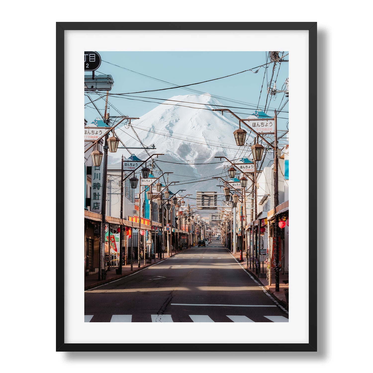 Mt Fuji Honcho Street II Framed Print - Architecture by Peter Yan Studio