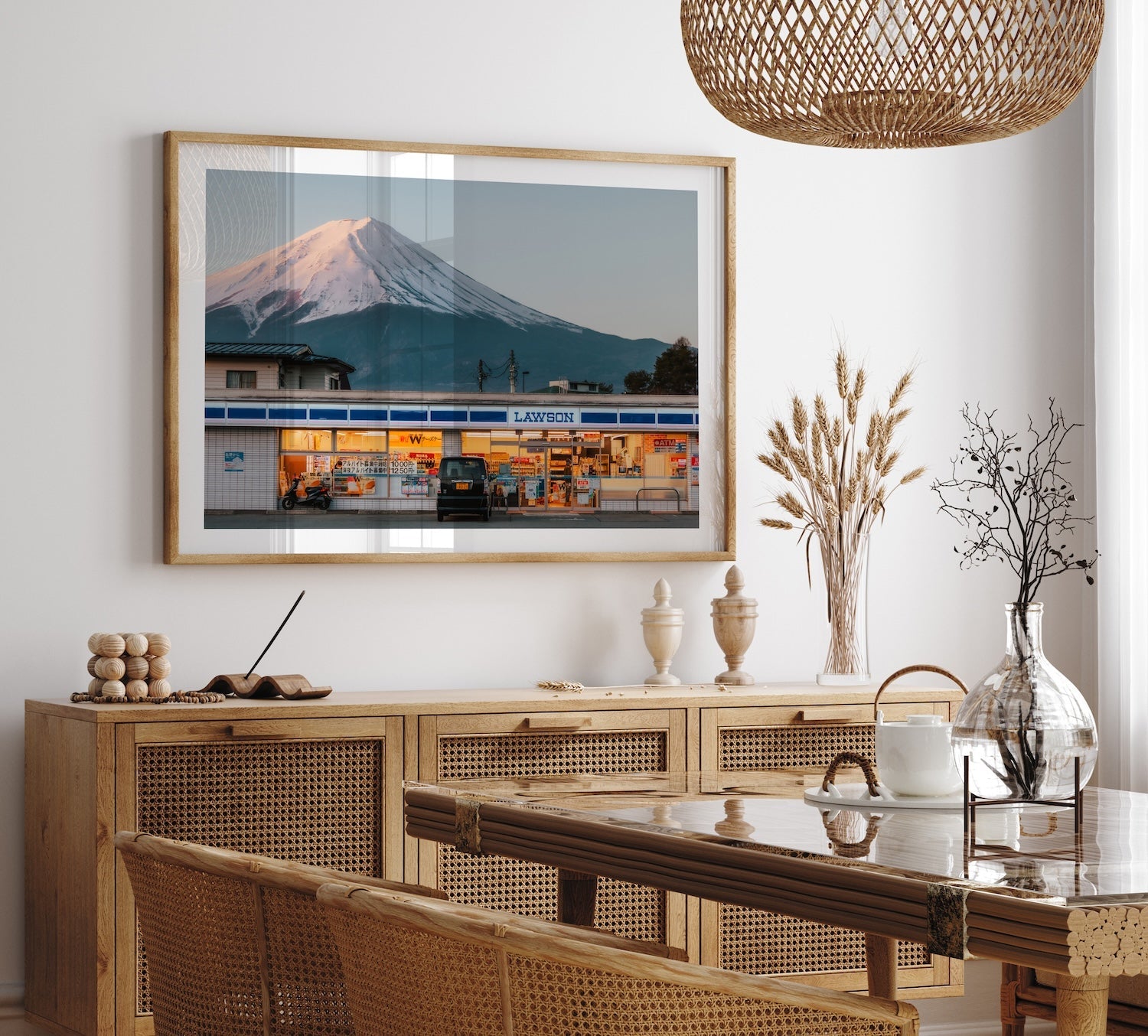 Mt Fuji Lawson Sunrise Framed Print - Architecture by Peter Yan Studio