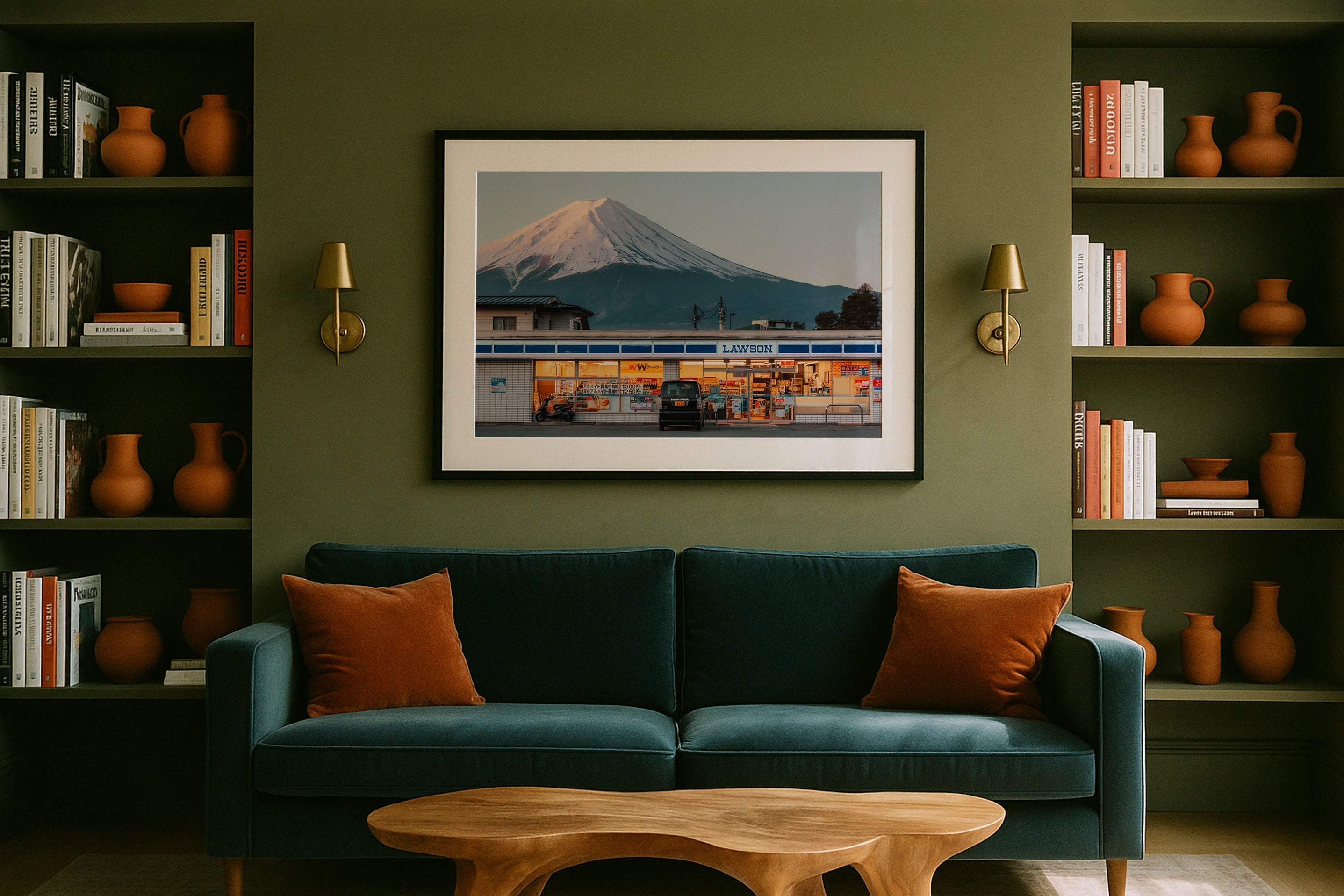 Mt Fuji Lawson Sunrise Framed Print - Architecture by Peter Yan Studio
