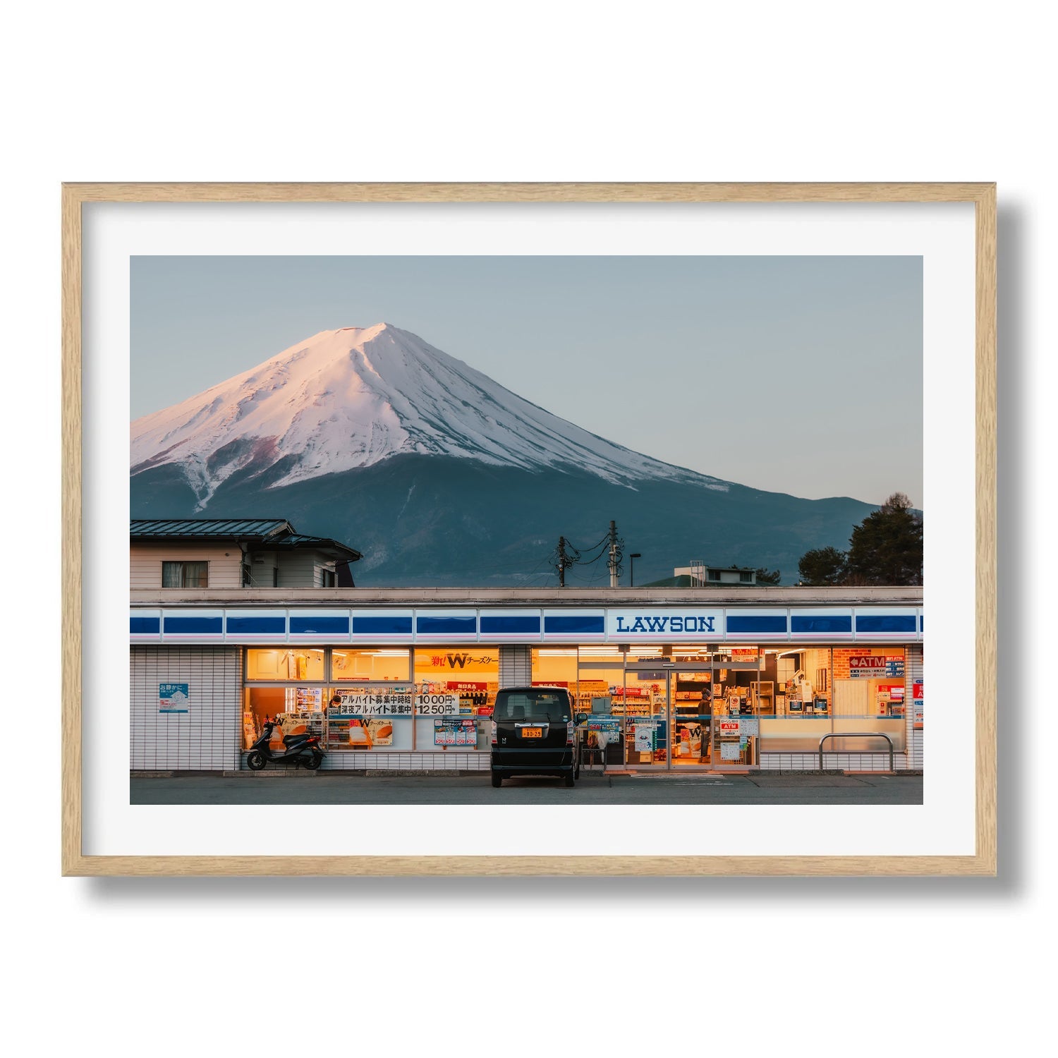 Mt Fuji Lawson Sunrise Framed Print - Architecture by Peter Yan Studio