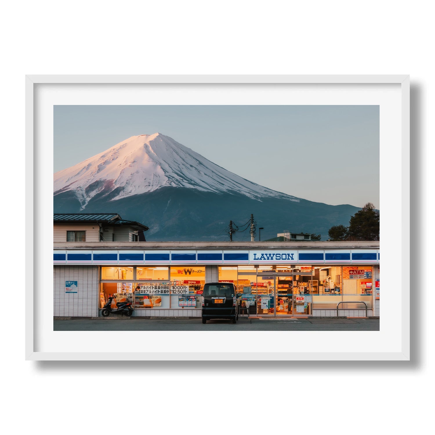 Mt Fuji Lawson Sunrise Framed Print - Architecture by Peter Yan Studio