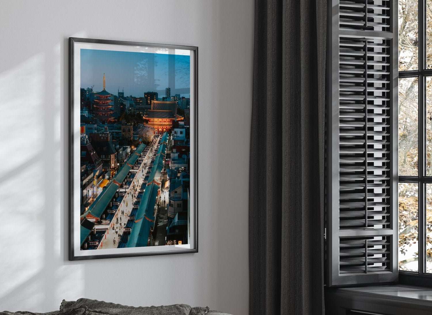 Sensō - ji Temple Tokyo Framed Print - Architecture by Peter Yan Studio
