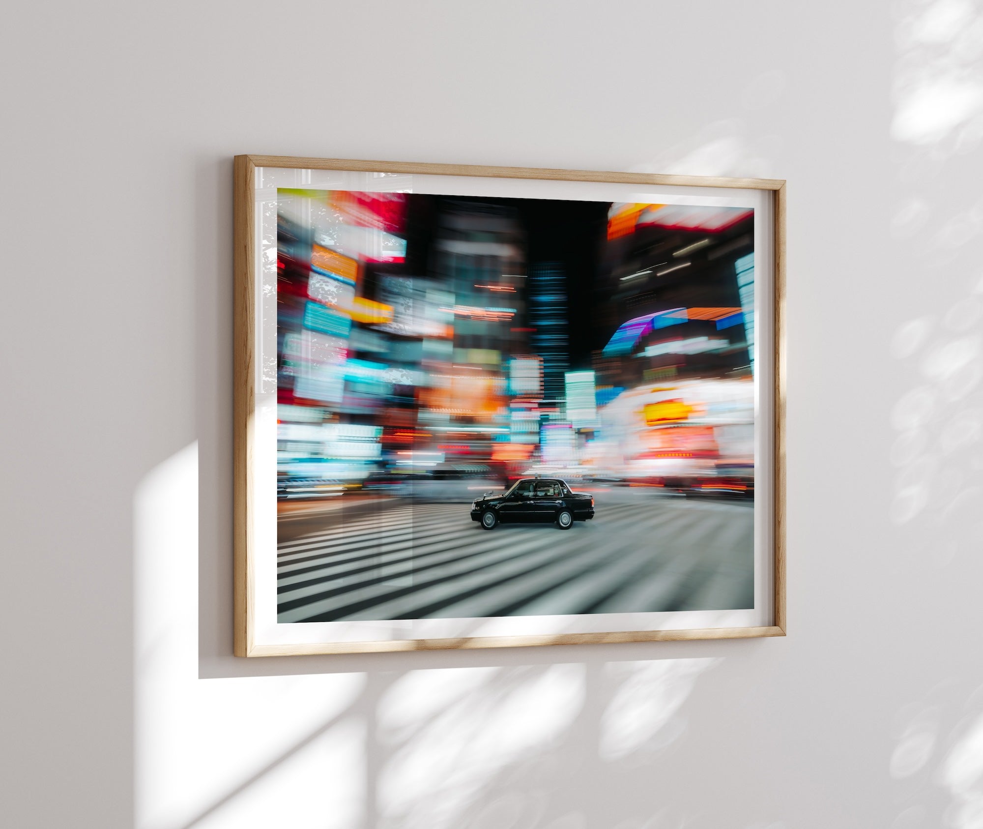 Speeding black taxi in Shinjuku - Peter Yan Studio
