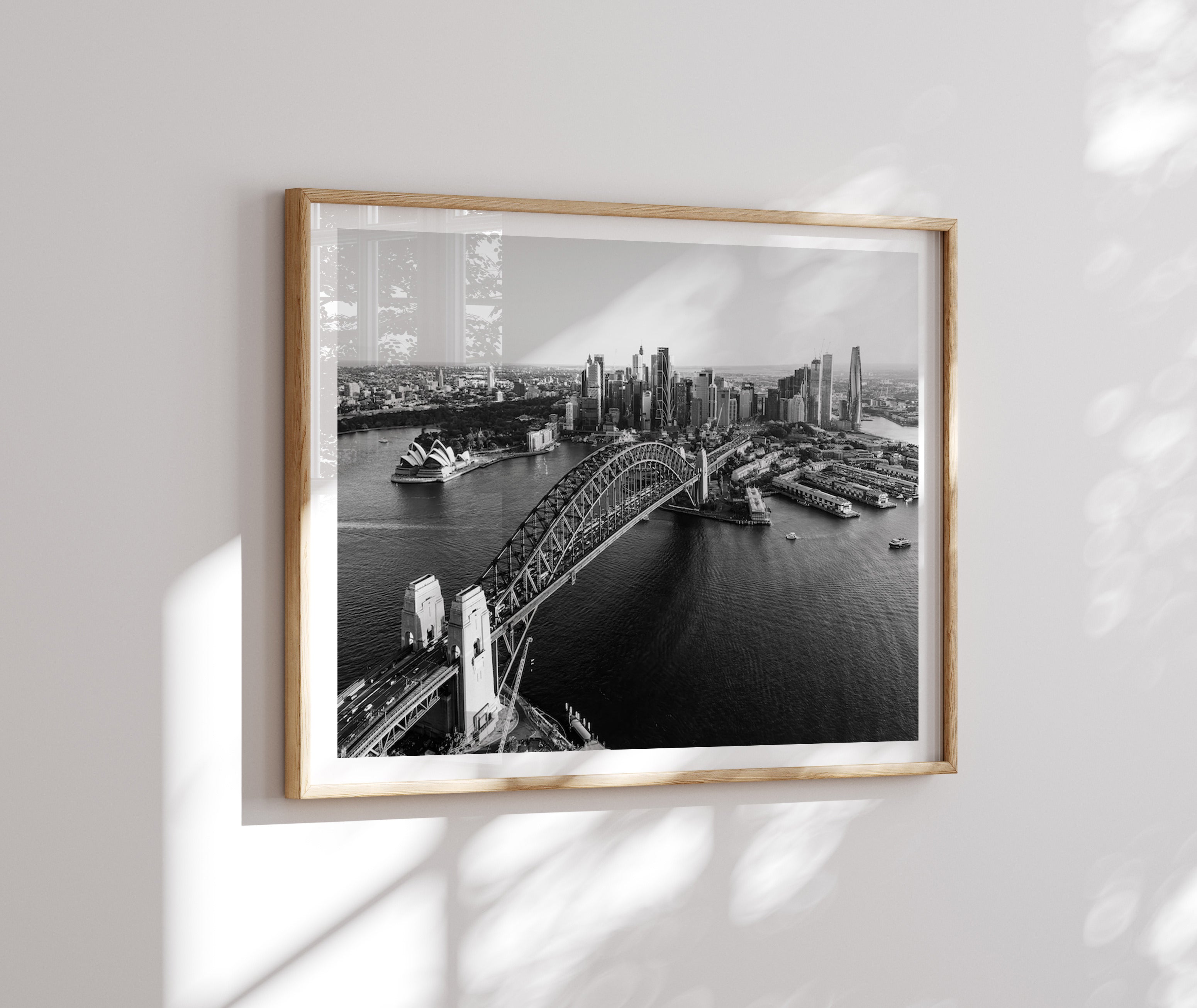 Sydney Harbour Sunset Black & White - Peter Yan Studio