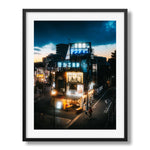 Tokyo Street Glow Framed Print - Architecture by Peter Yan Studio