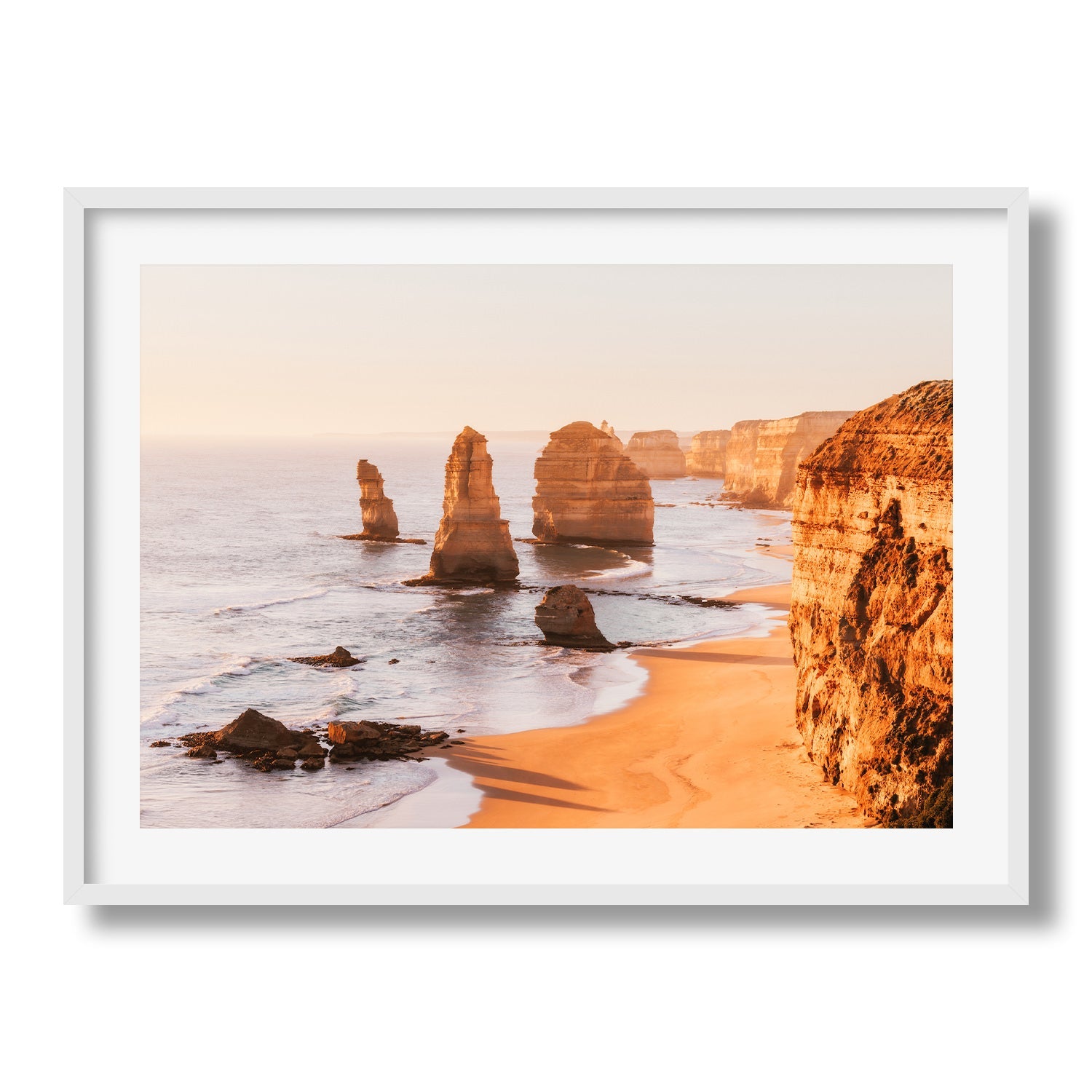 12 Apostles Golden Hour Landscape - Peter Yan Studio