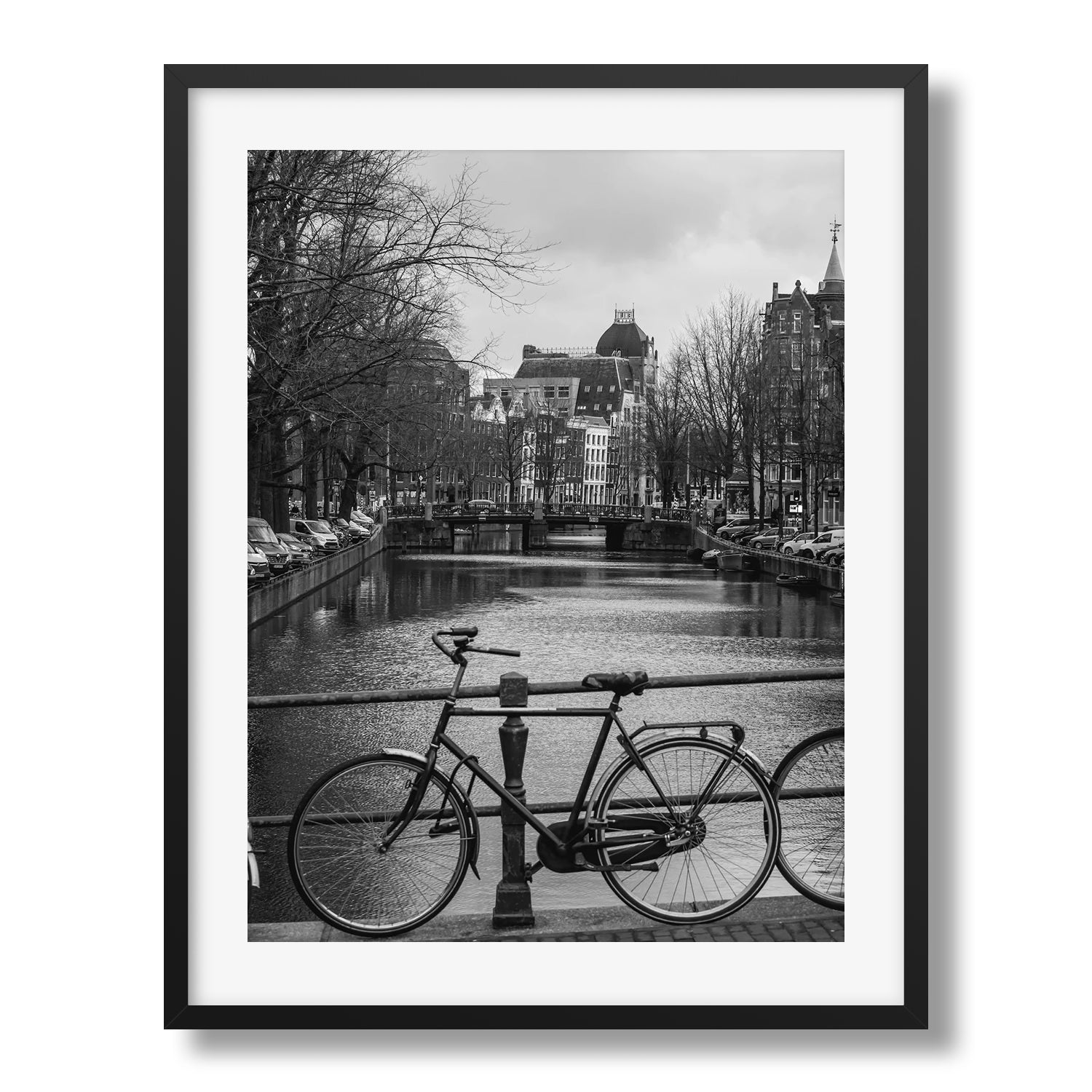 Amsterdam Bicycle - Peter Yan Studio Framed Photo Print Wall Art