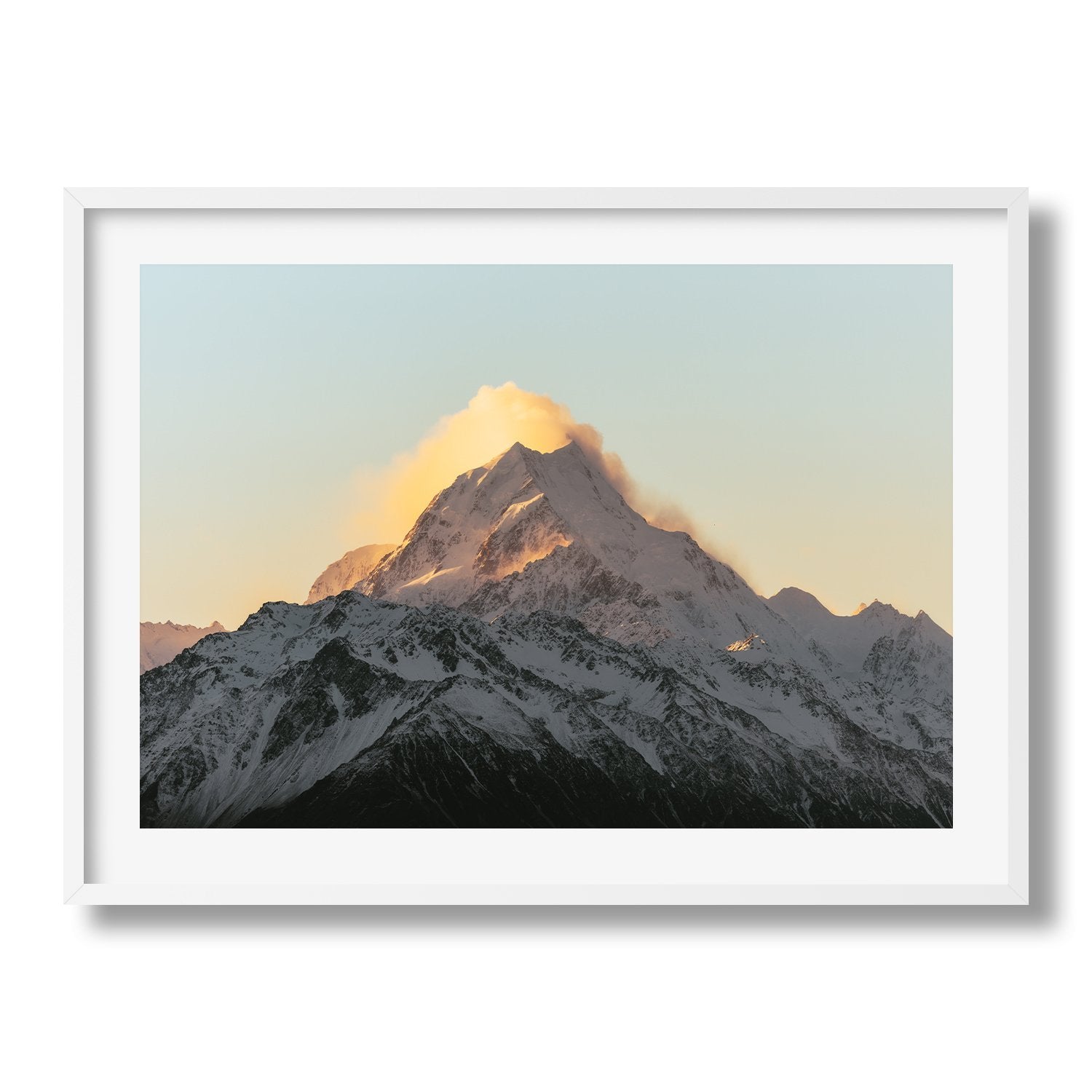 Aoraki Mt Cook Framed Print - Framed Prints by Peter Yan Studio