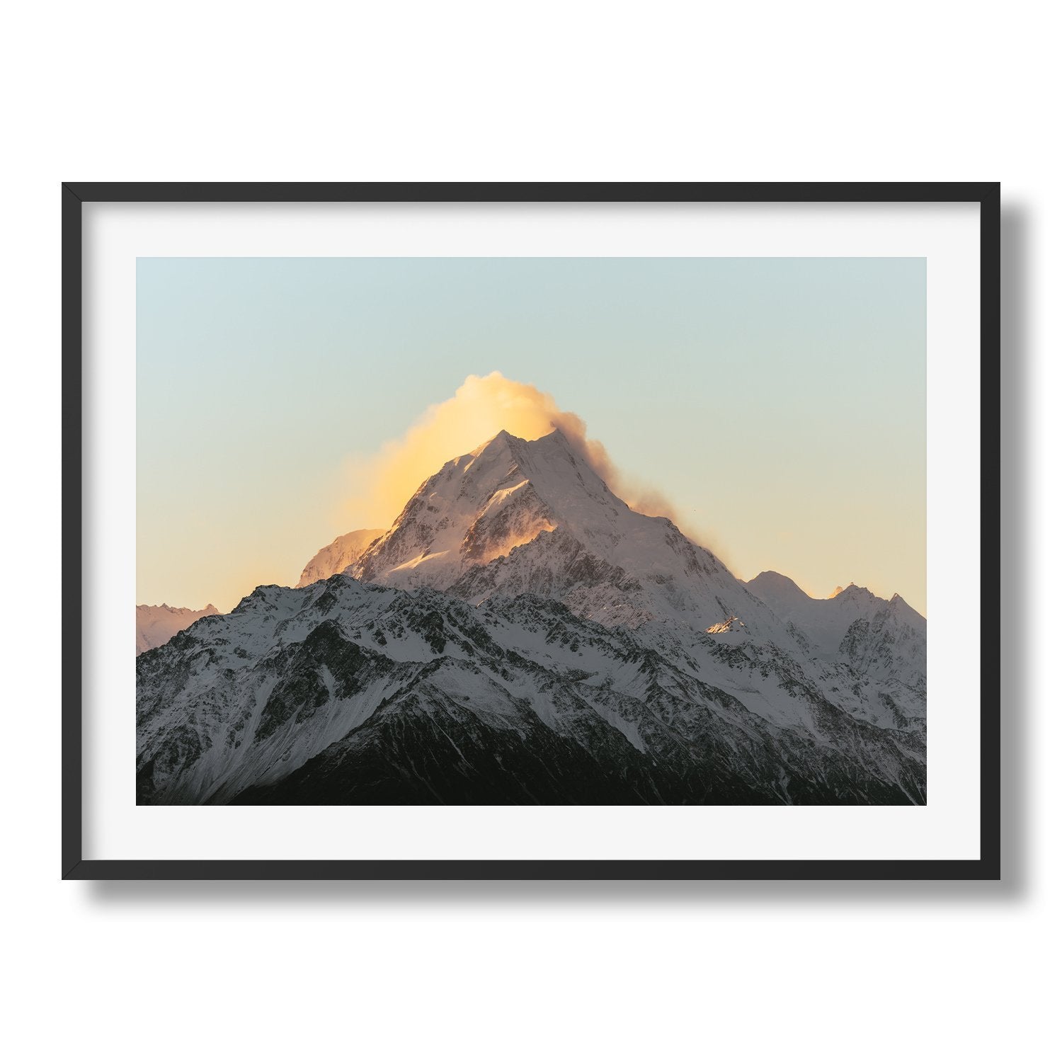 Aoraki Mt Cook Framed Print - Framed Prints by Peter Yan Studio