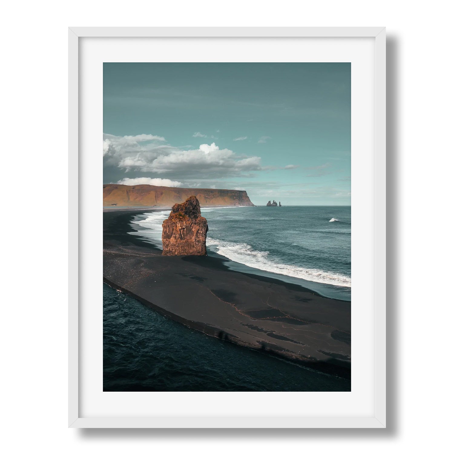 Arnardrangur Iceland - Peter Yan Studio Framed Photo Print Wall Art
