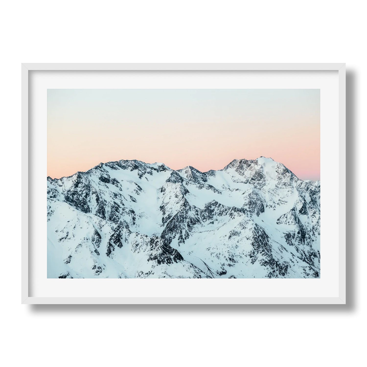 Austrian Snowy Mountains At Dawn - Peter Yan Studio