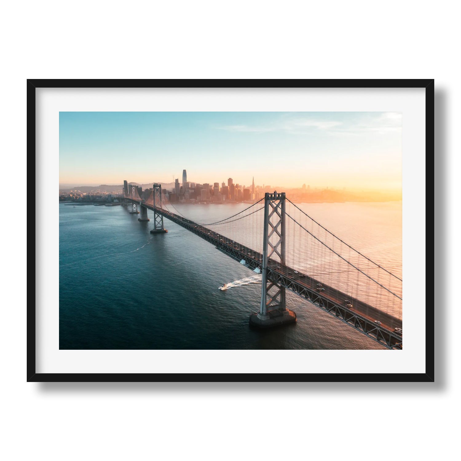 Bay Bridge San Francisco Sunset - Peter Yan Studio