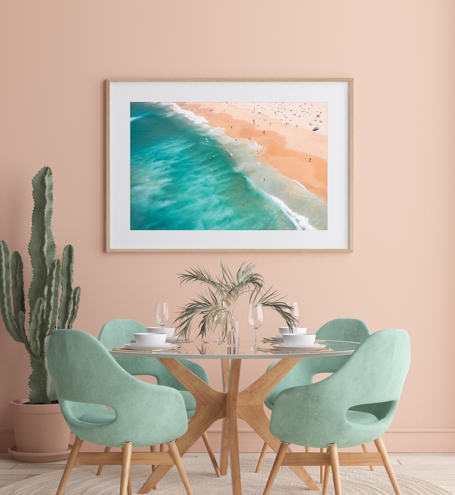 Bondi Beach Noon | Premium Framed Print - Peter Yan Studio