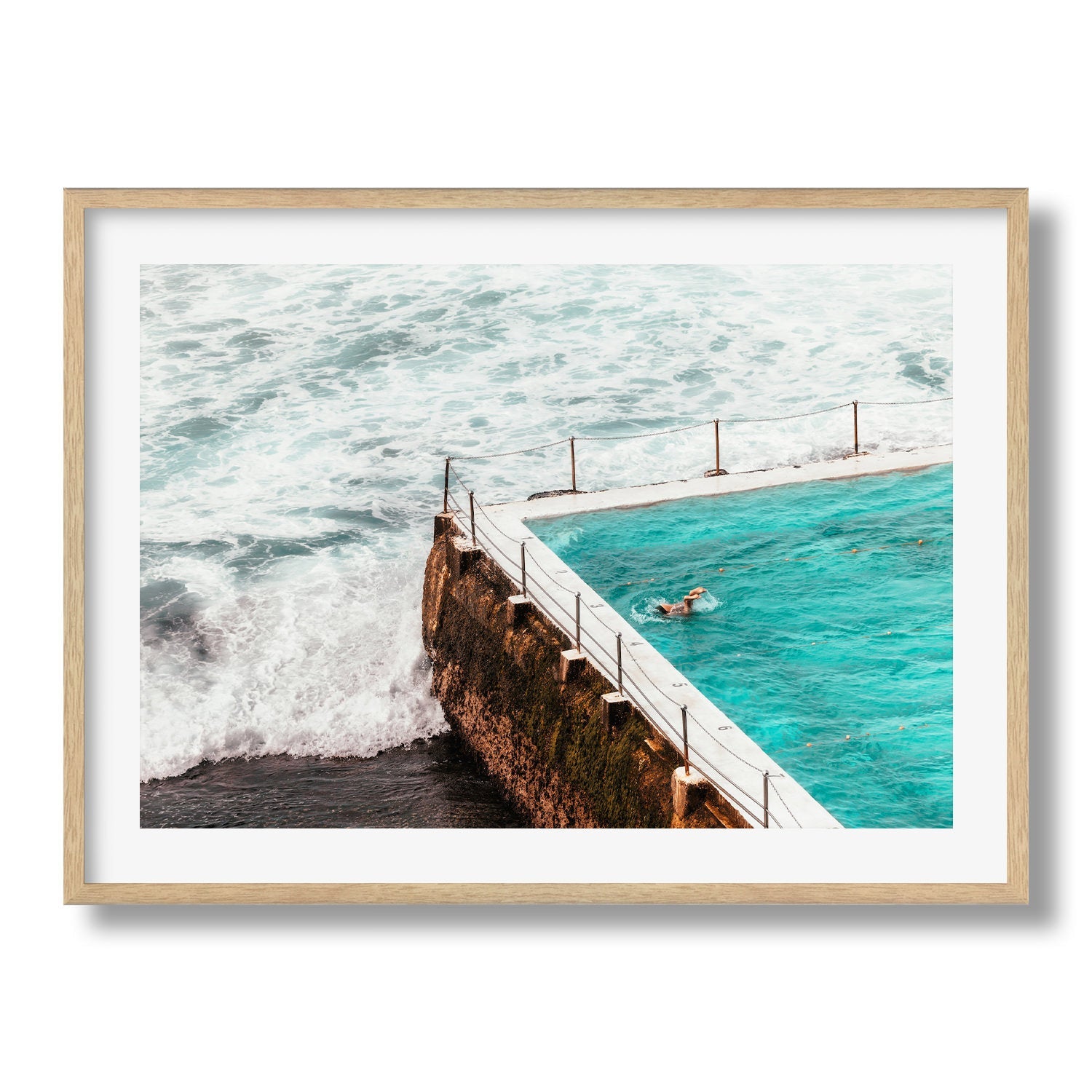 Bondi Icebergs Swimmer Flipping - Peter Yan Studio