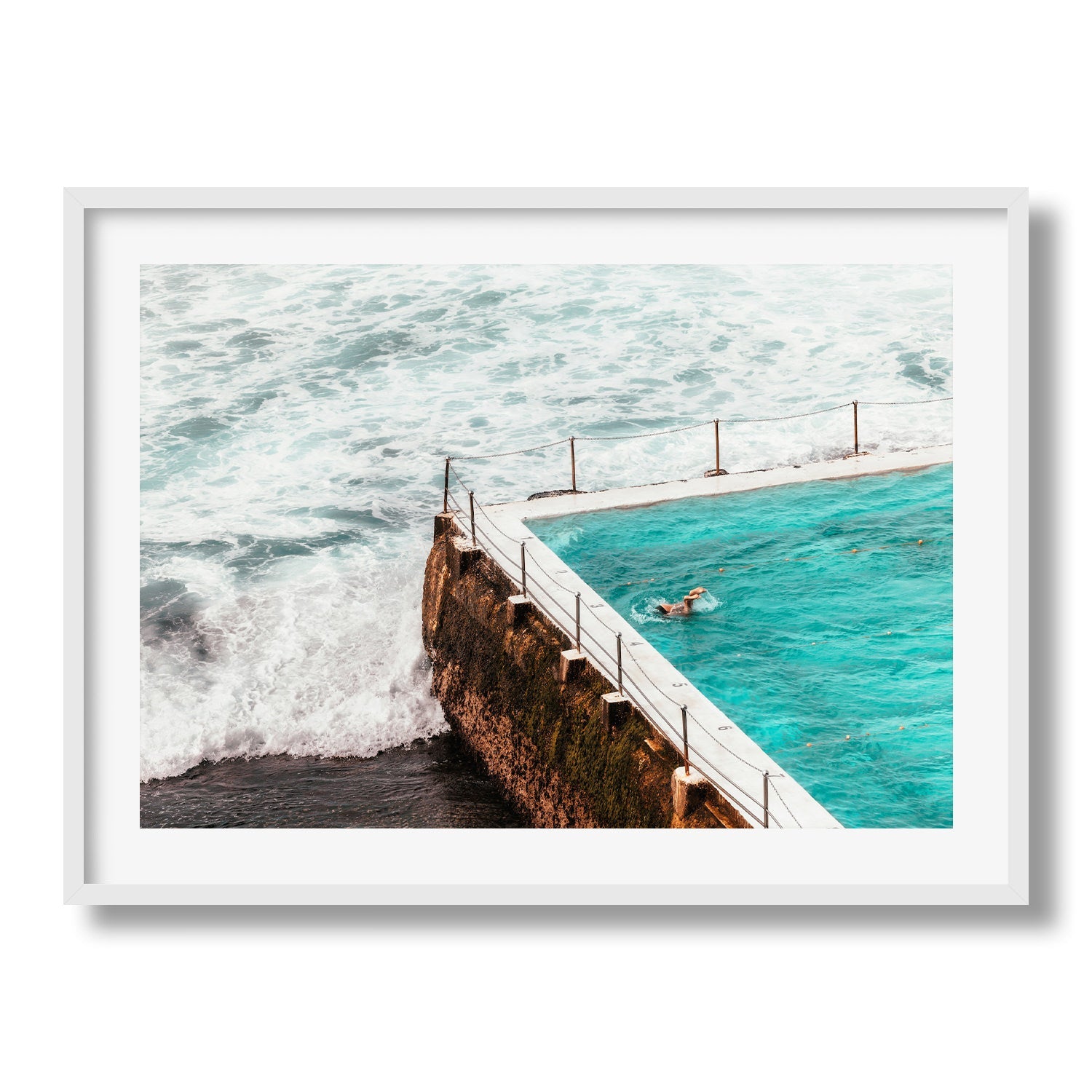Bondi Icebergs Swimmer Flipping - Peter Yan Studio