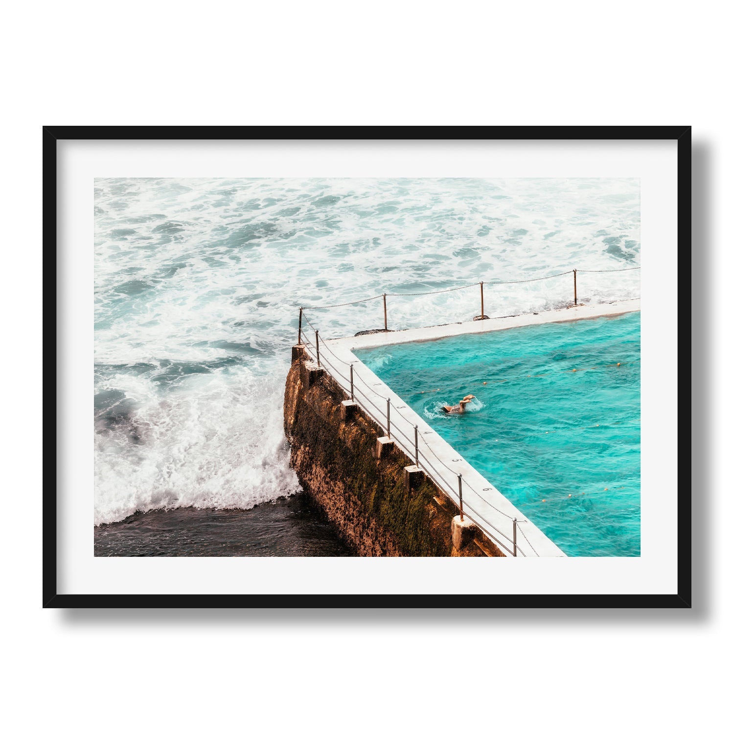 Bondi Icebergs Swimmer Flipping - Peter Yan Studio