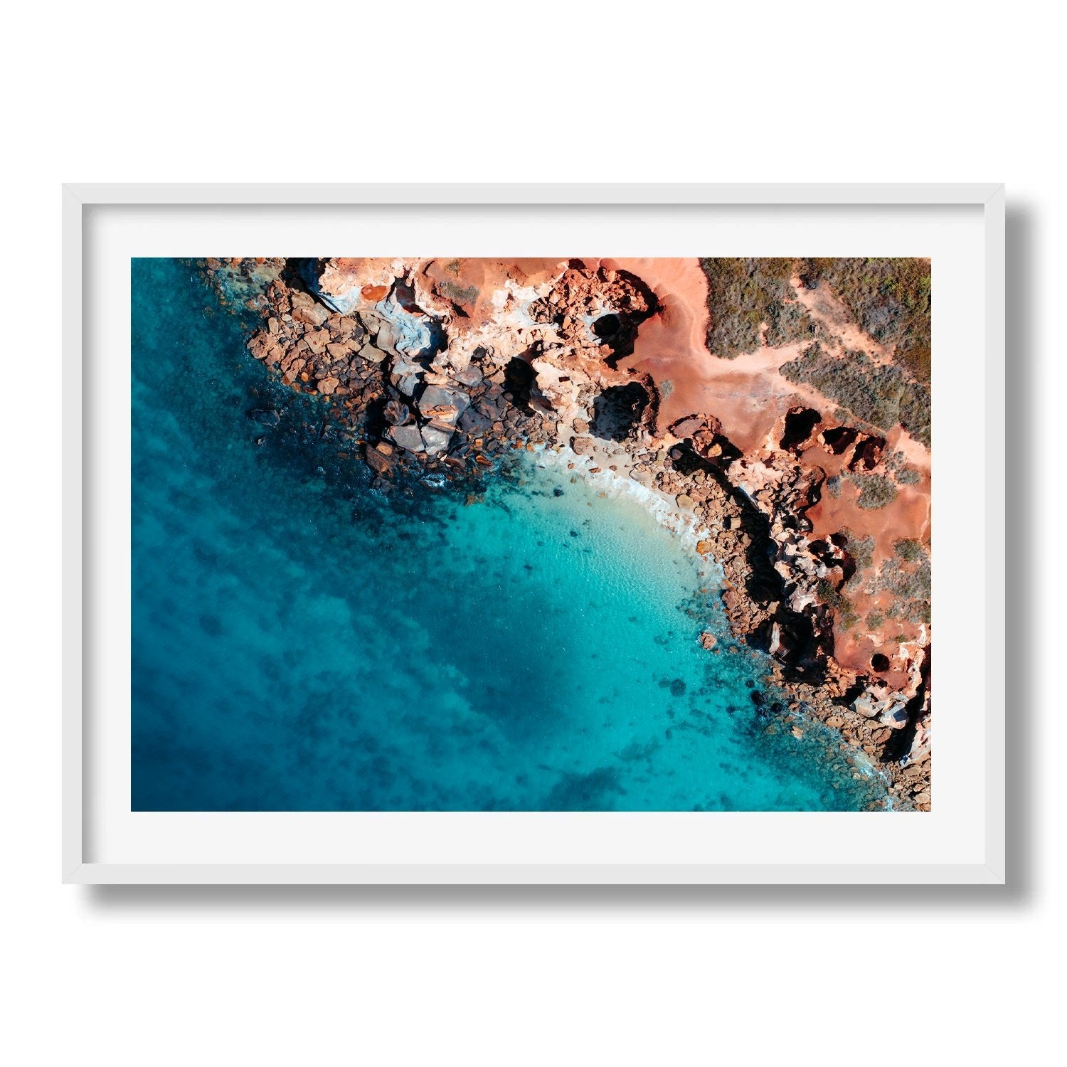 Broome Ocean Rocks II - Peter Yan Studio Framed Photo Print Wall Art