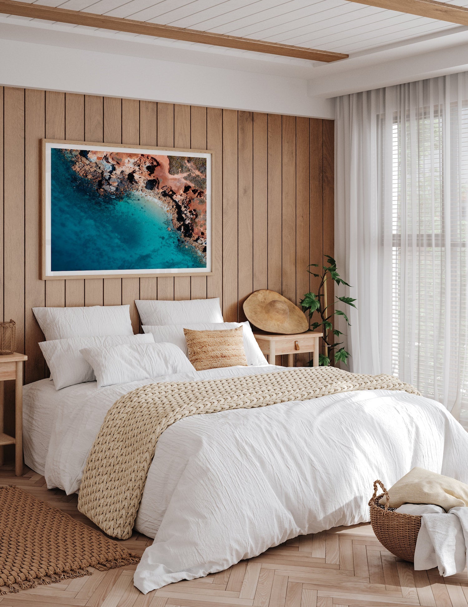 Broome Ocean Rocks II - Peter Yan Studio Framed Photo Print Wall Art