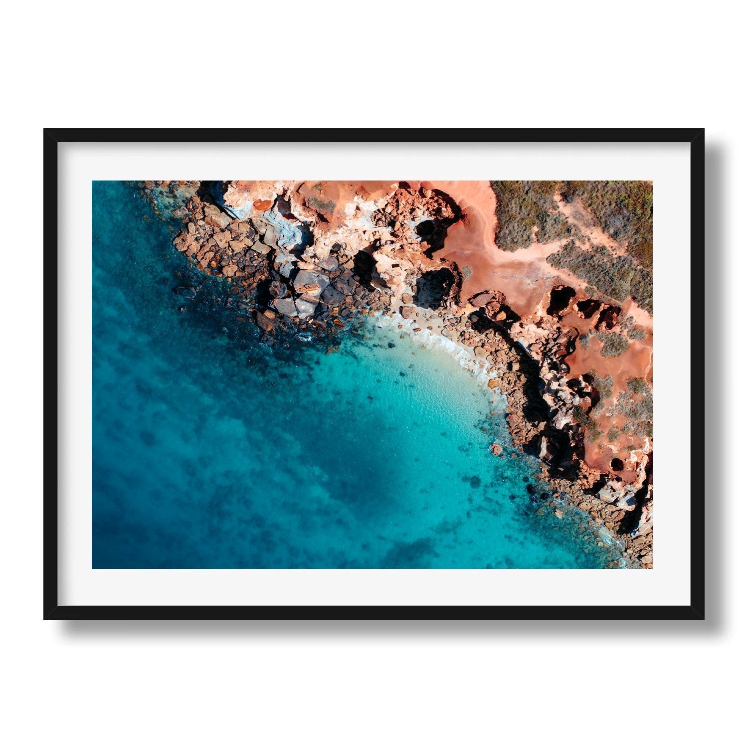 Broome Ocean Rocks II - Peter Yan Studio Framed Photo Print Wall Art