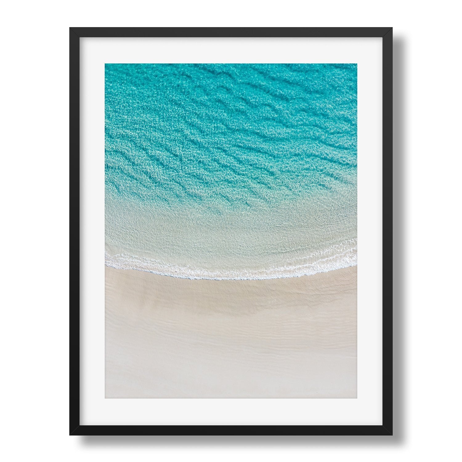 Calm Turquoise Beach | Premium Framed Print - Peter Yan Studio