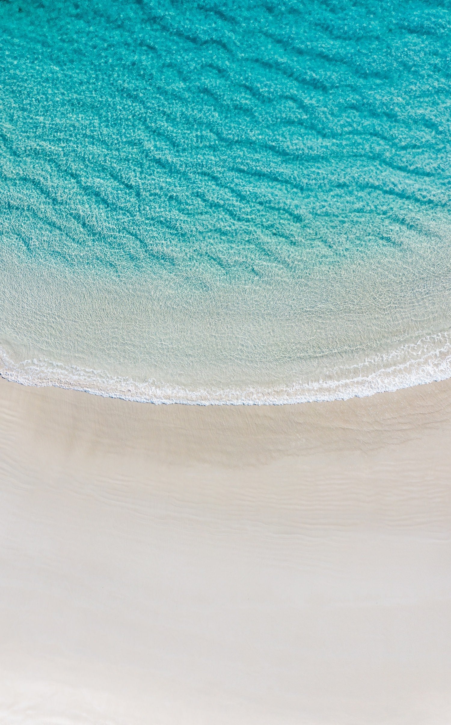 Calm Turquoise Beach | Premium Framed Print - Peter Yan Studio