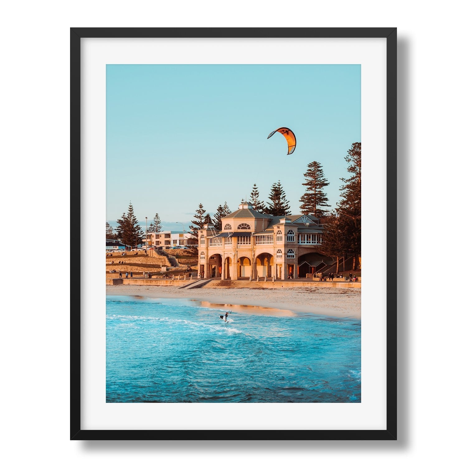 Cottesloe Beach Sunset Perth II Framed Print - Architecture by Peter Yan Studio