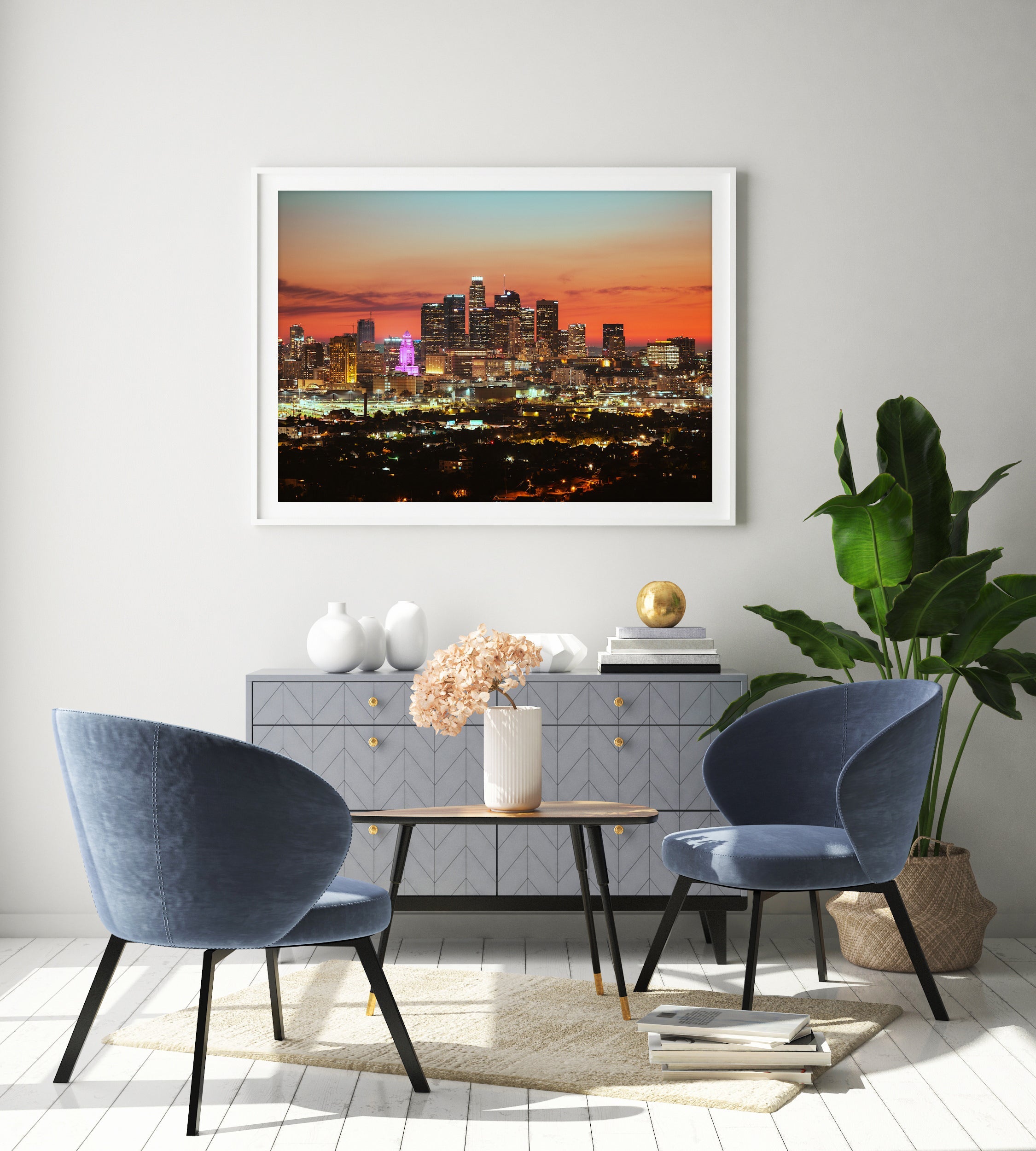 Downtown Los Angeles Sunset - Peter Yan Studio