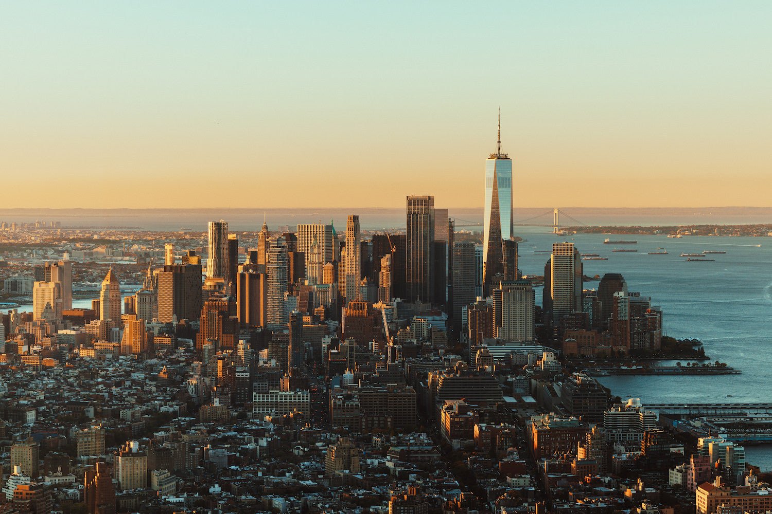 Downtown Manhattan Sunrise II - Peter Yan Studio