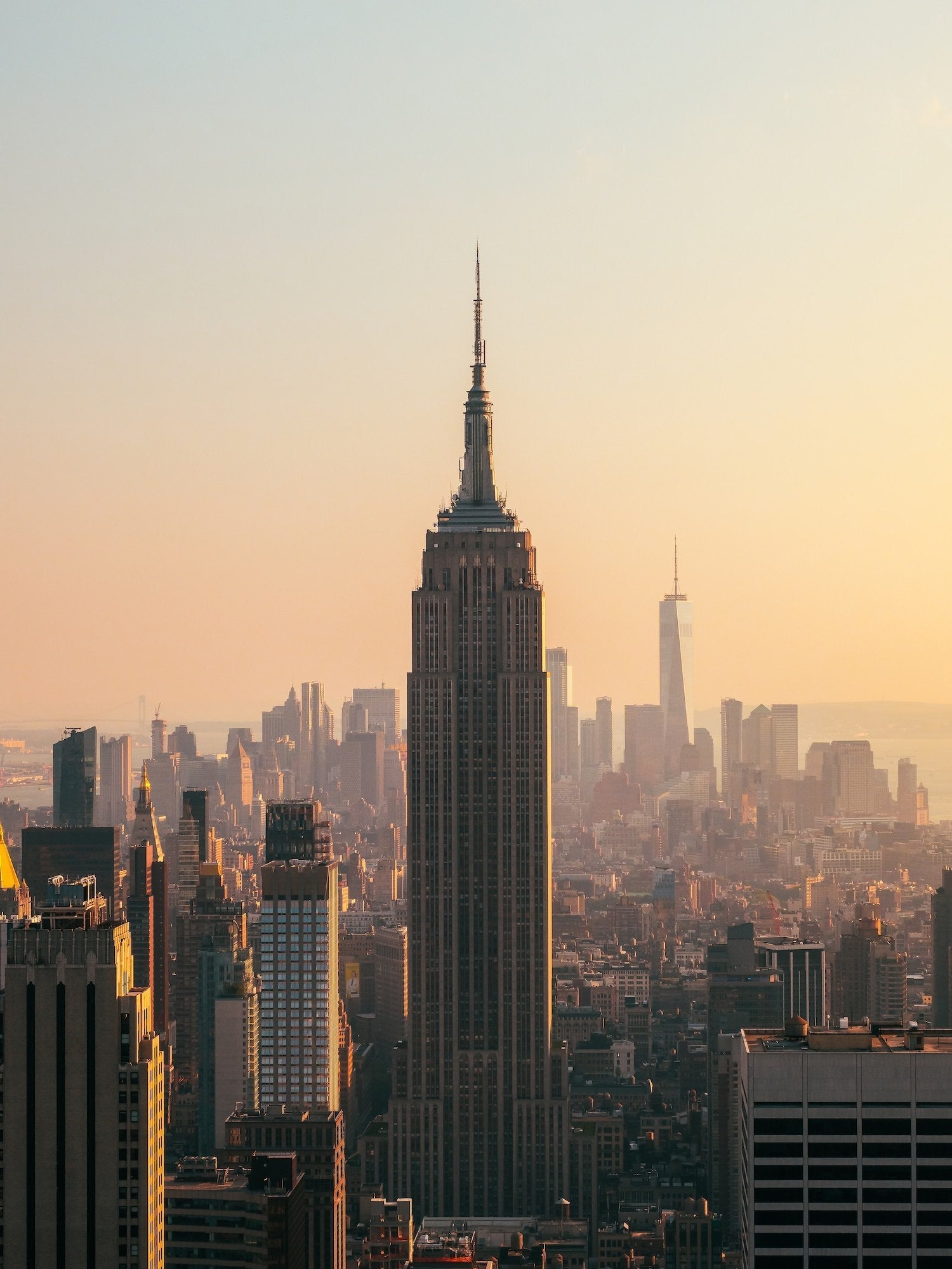 Empire State Building Close Up | Premium Framed Print - Peter Yan Studio