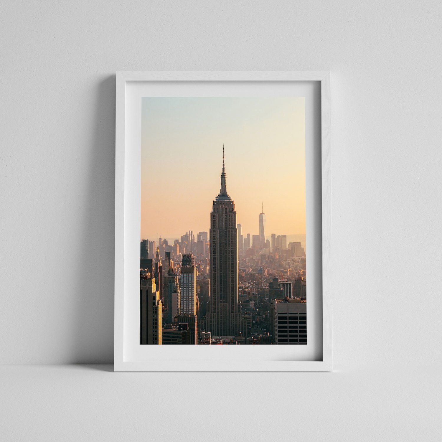 Empire State Building Close Up | Premium Framed Print - Peter Yan Studio
