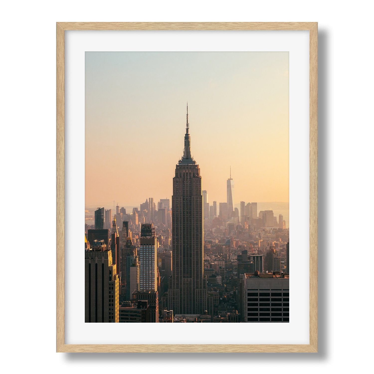 Empire State Building Close Up | Premium Framed Print - Peter Yan Studio