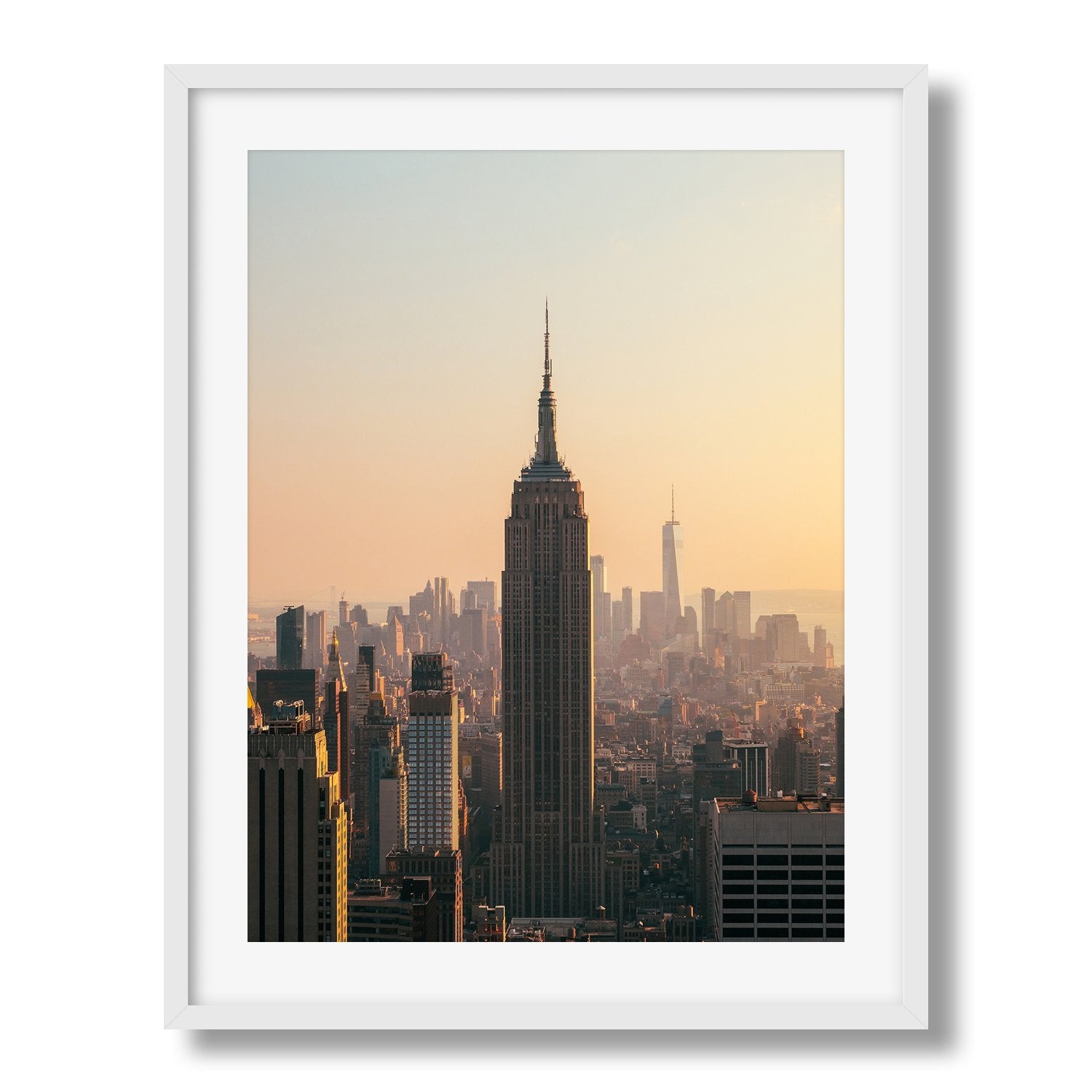 Empire State Building Close Up | Premium Framed Print - Peter Yan Studio