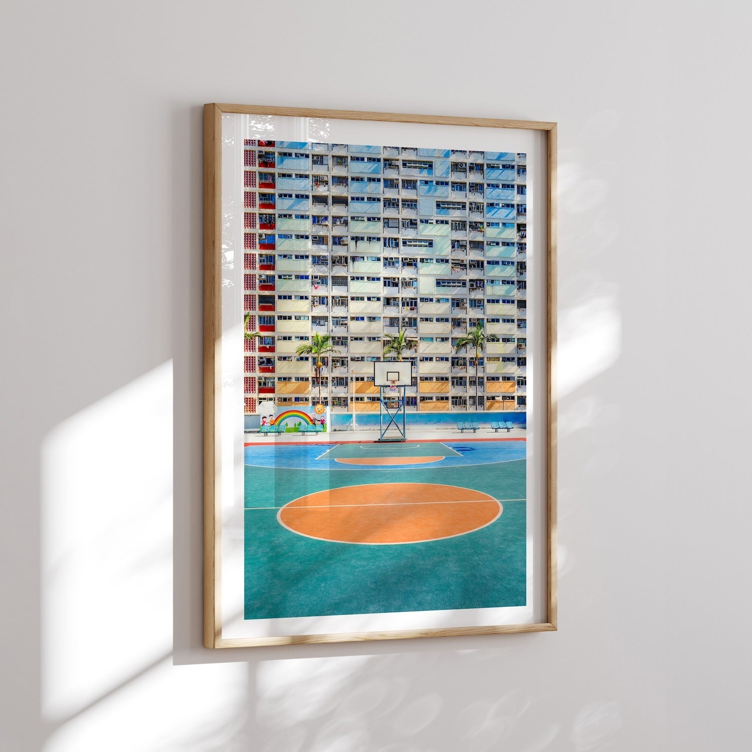 Hong Kong Rainbow Building - Peter Yan Studio Framed Photo Print Wall Art