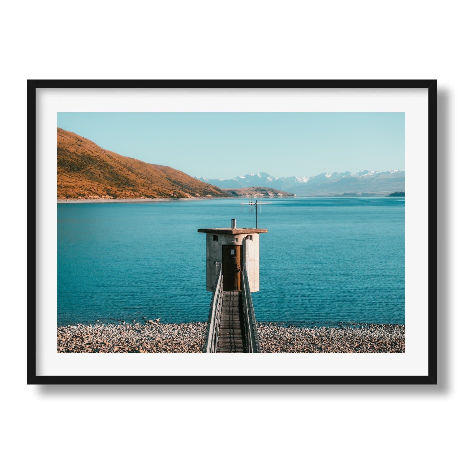 Lake Tekapo Overlook - Peter Yan Studio Framed Photo Print Wall Art