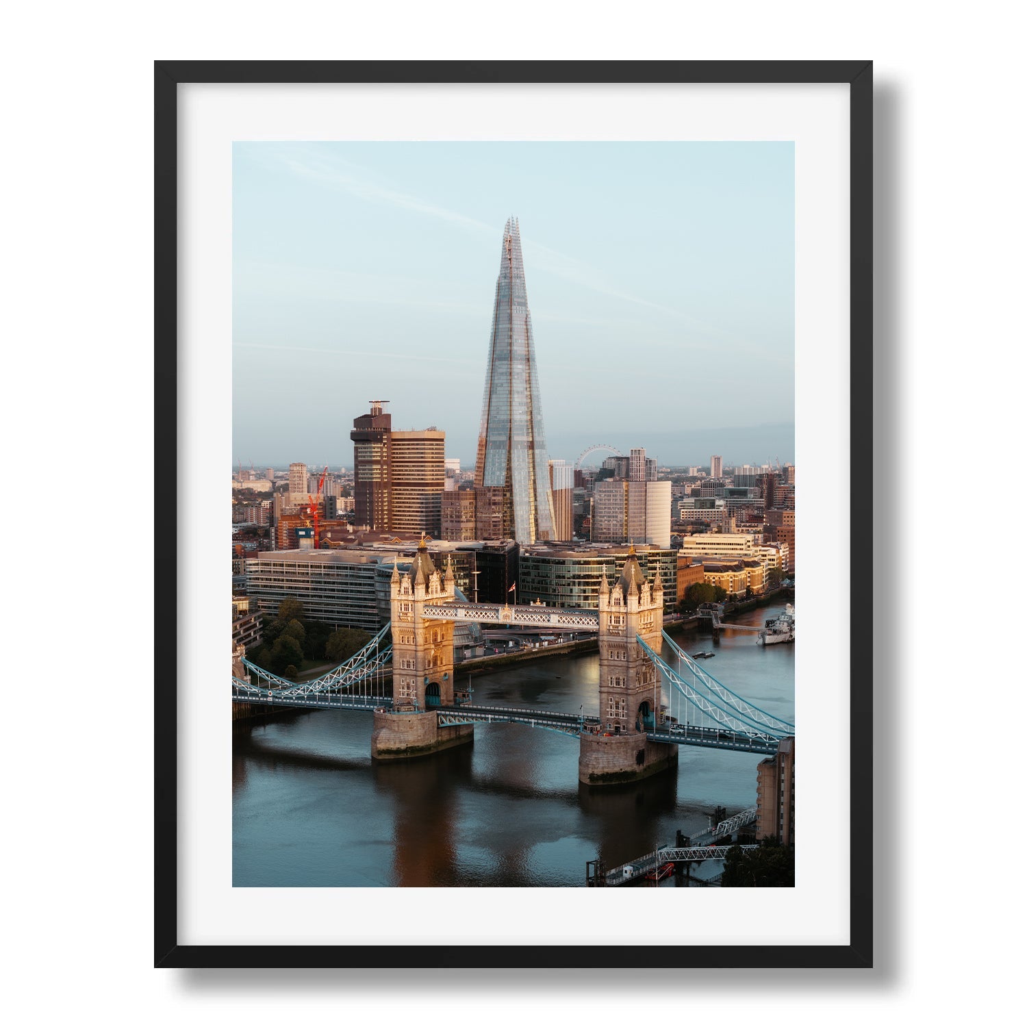 London Tower Bridge Framed Print | London Skyline Wall Art Landscape