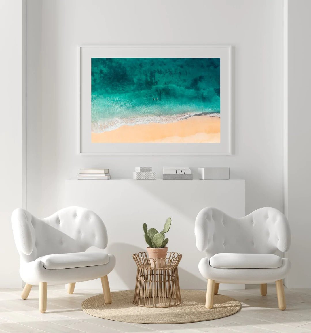 Mākua Beach Ocean Blue - Peter Yan Studio