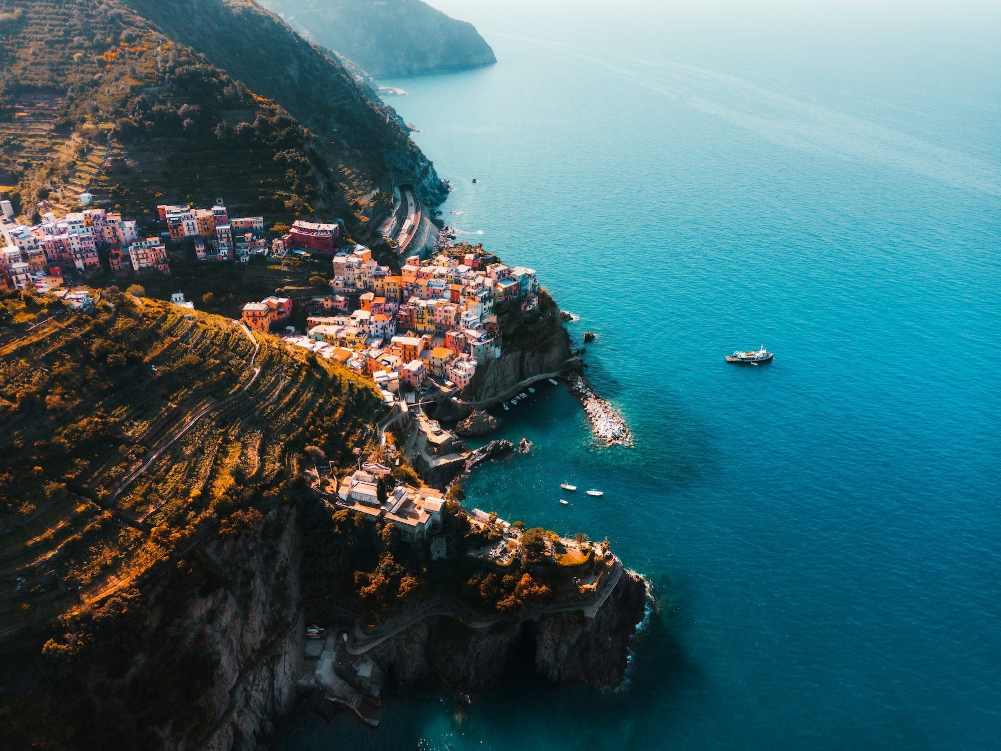 Manarola Sunrise II, Cinque Terre - Peter Yan Studio