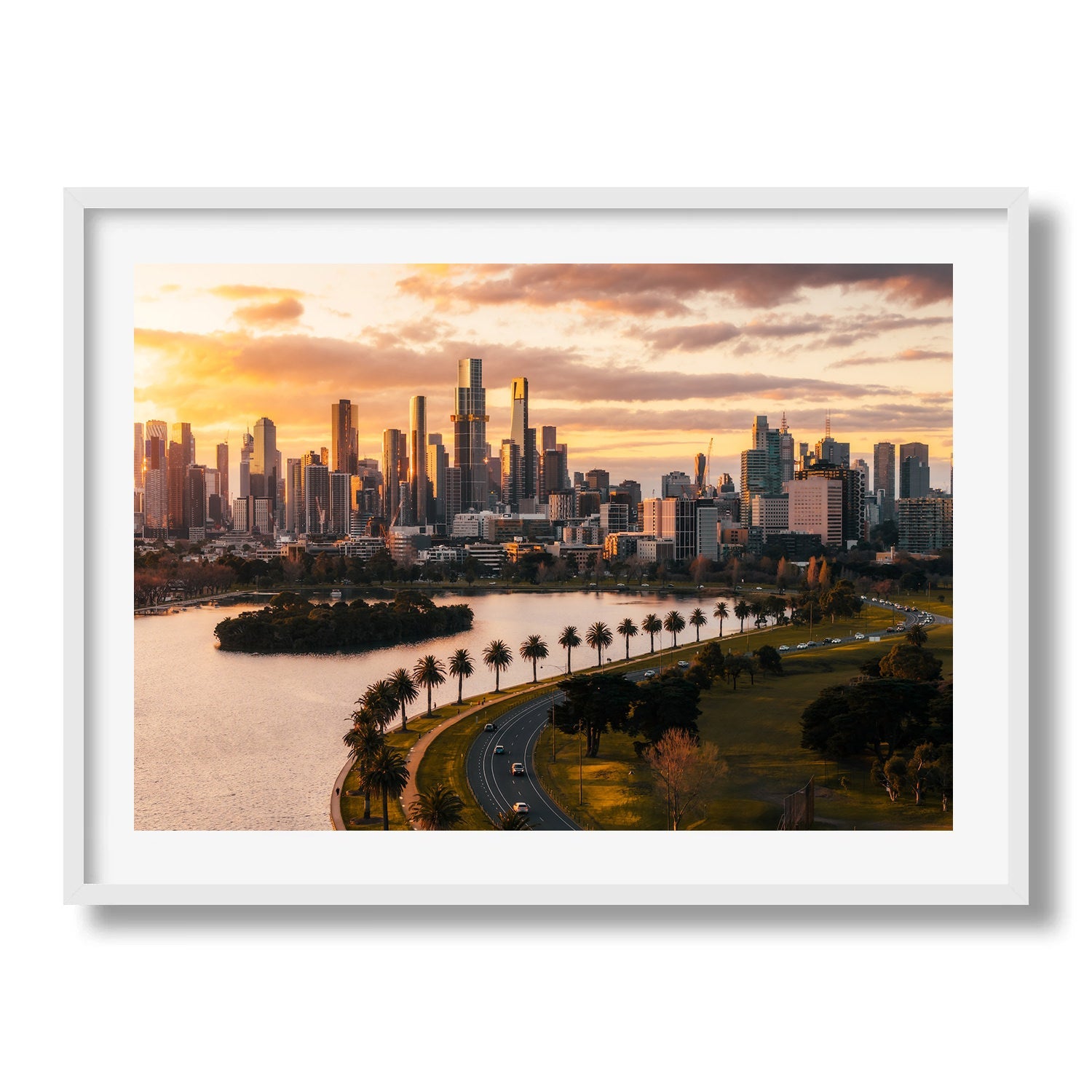 Melbourne Albert Park Sunset - Peter Yan Studio