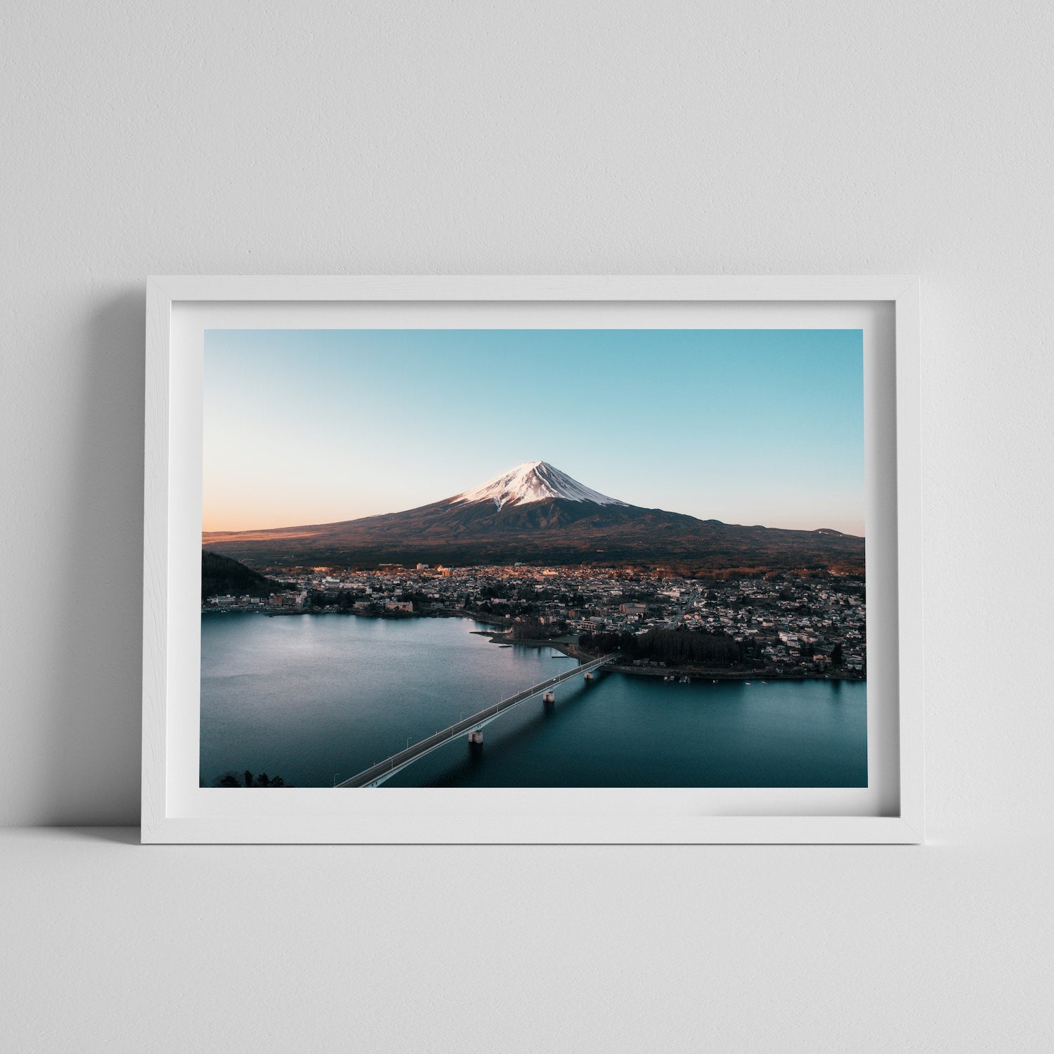 Mt Fuji Sunrise - Landscape | Premium Framed Print - Peter Yan Studio