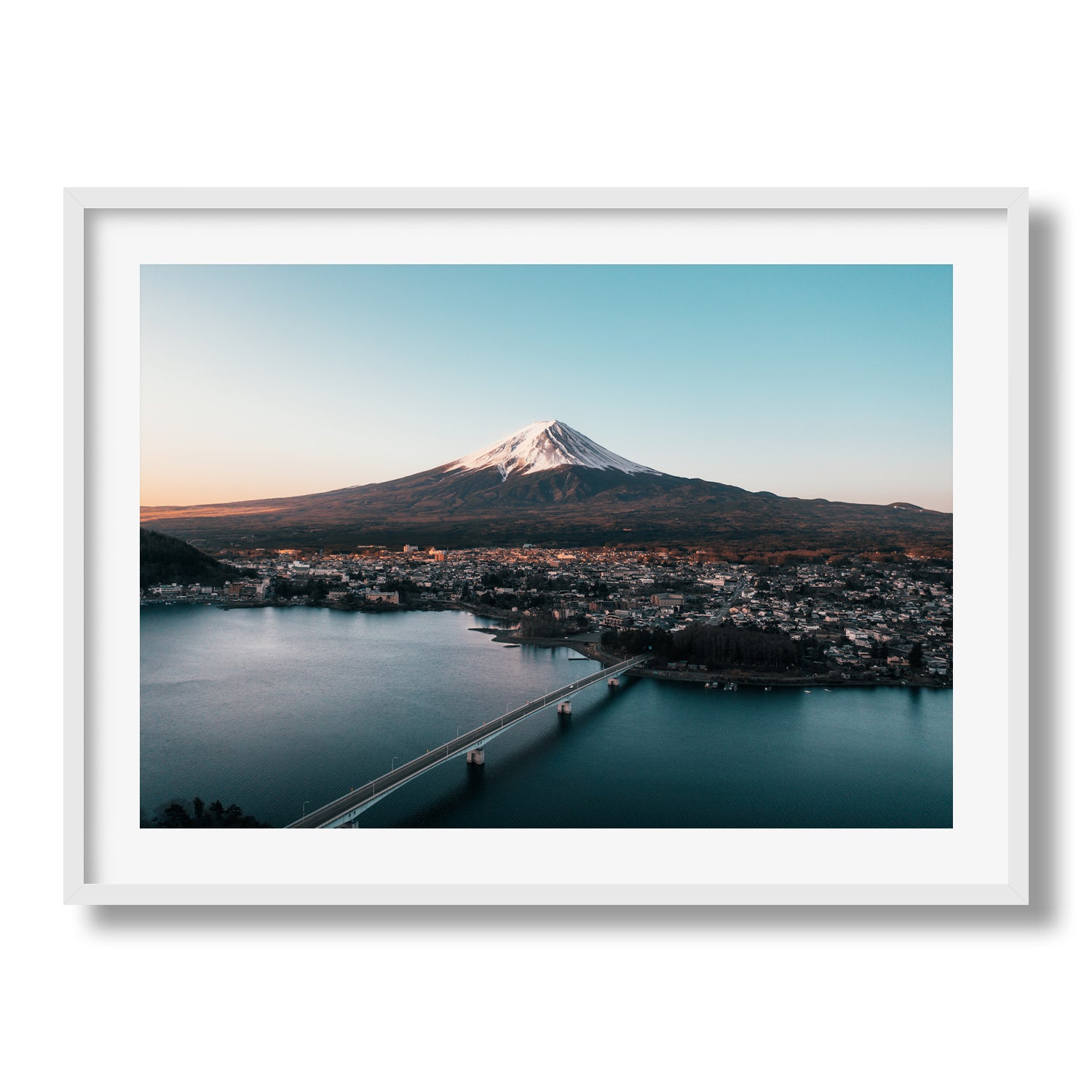 Mt Fuji Sunrise - Landscape | Premium Framed Print - Peter Yan Studio