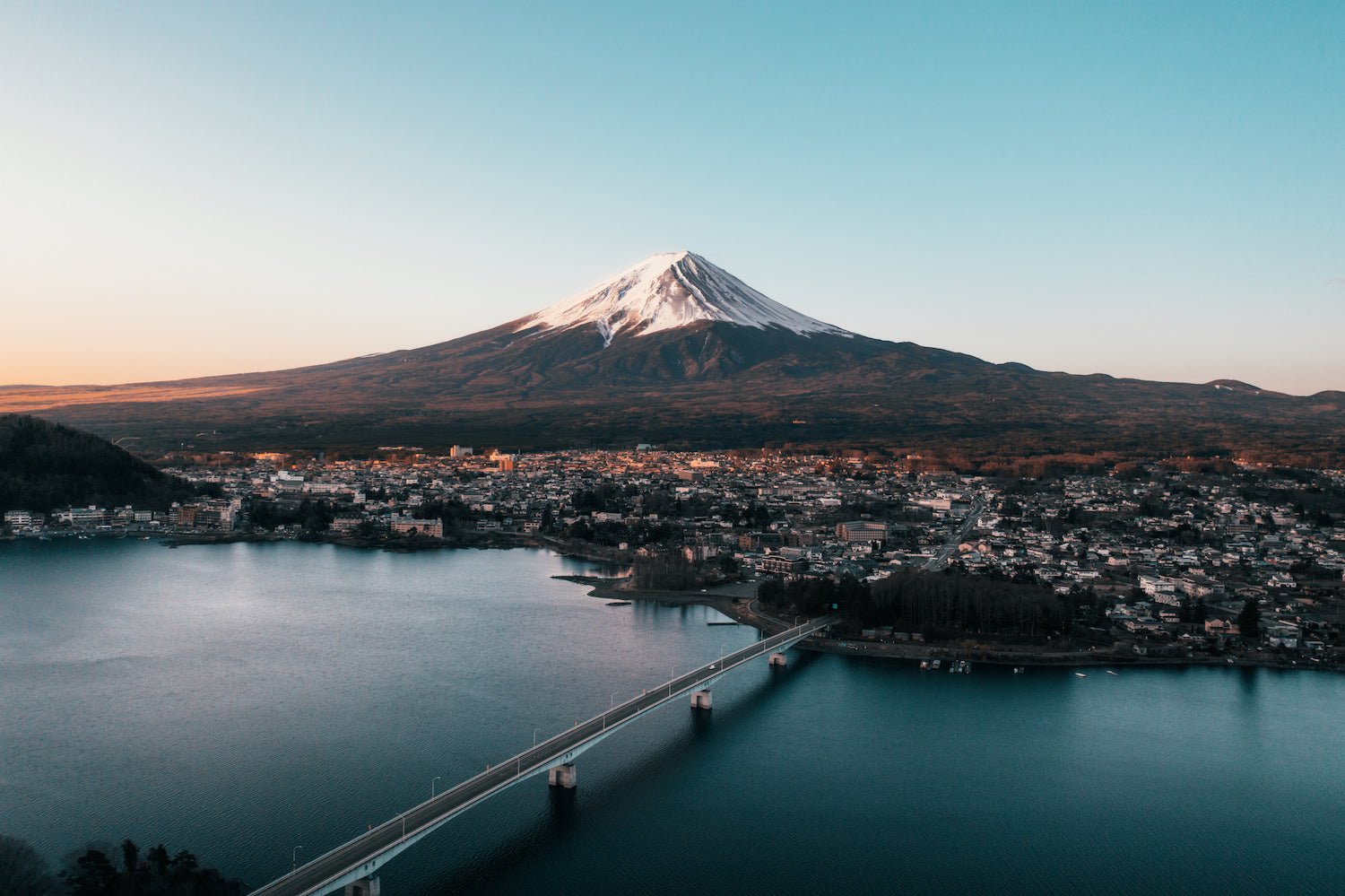Mt Fuji Sunrise - Landscape | Premium Framed Print - Peter Yan Studio
