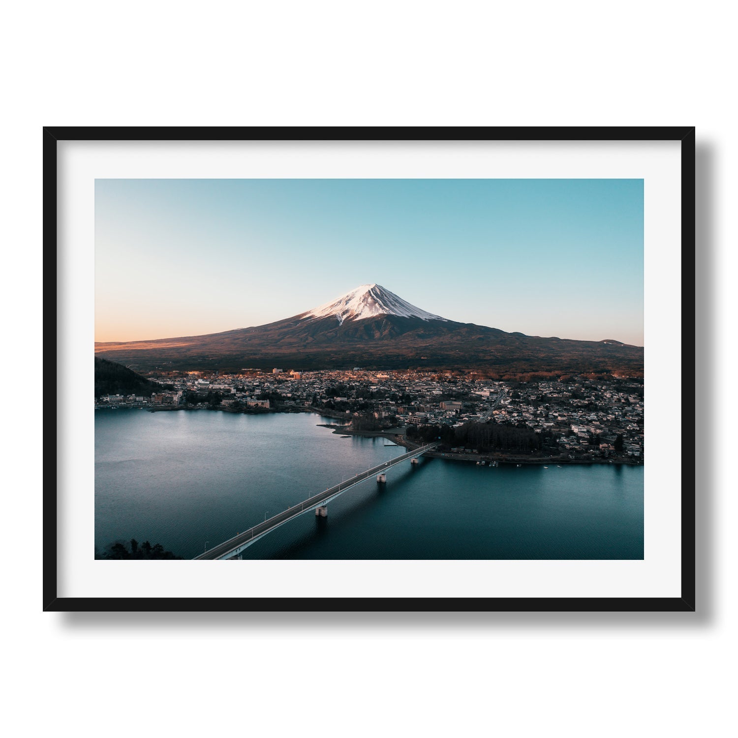 Mt Fuji Sunrise - Landscape | Premium Framed Print - Peter Yan Studio