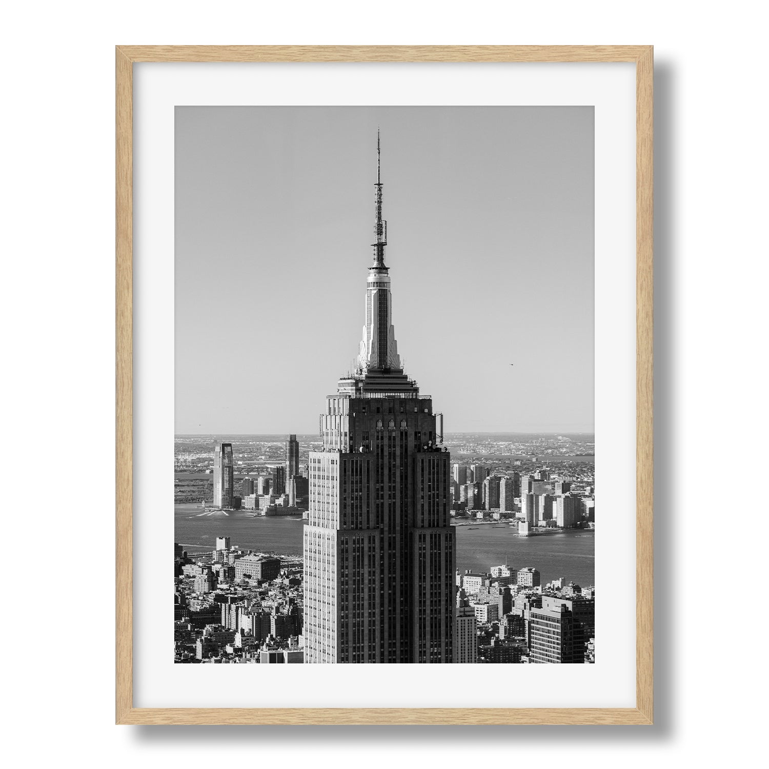New York City in Black & White Series: III Framed Print - Architecture by Peter Yan Studio