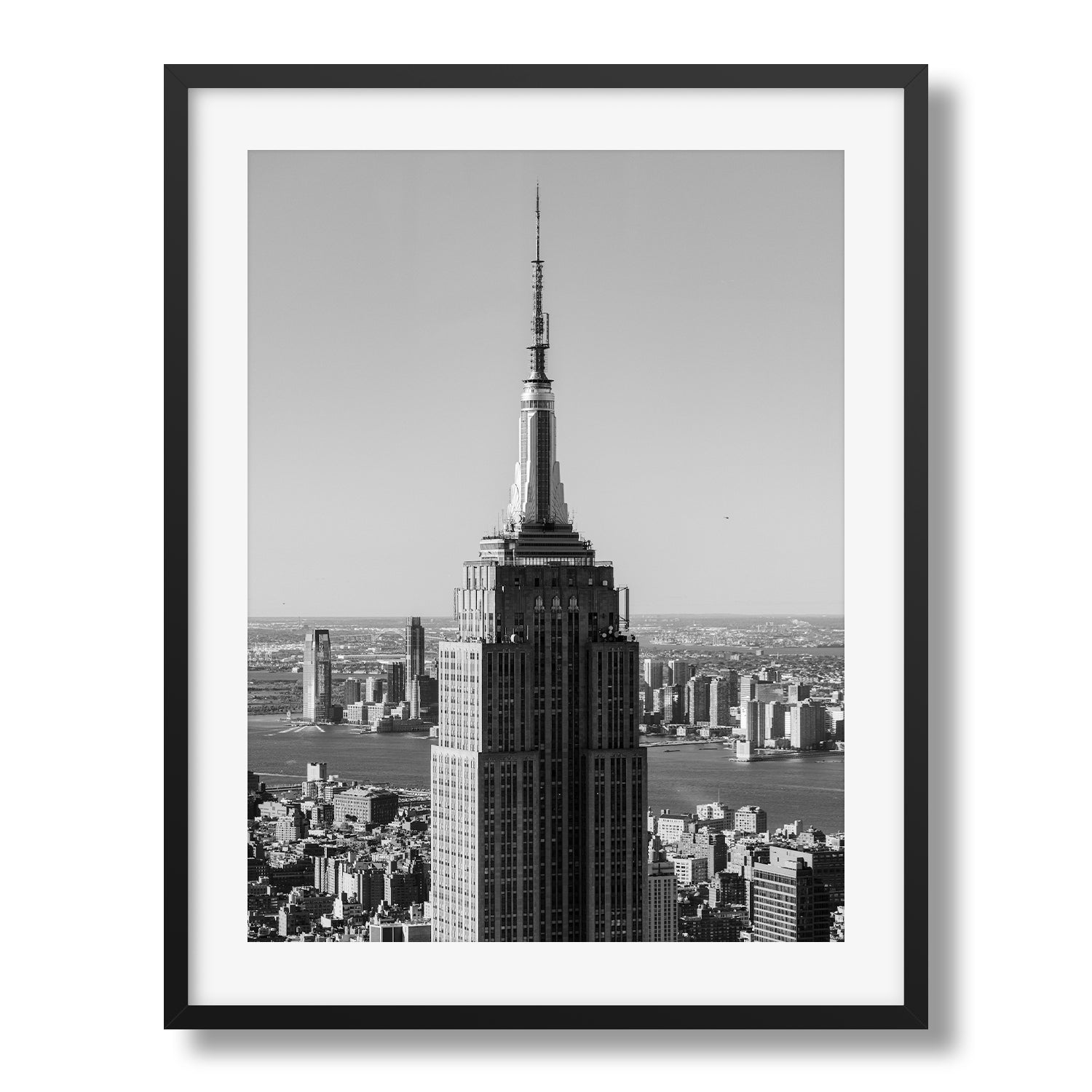 New York City in Black & White Series: III Framed Print - Architecture by Peter Yan Studio